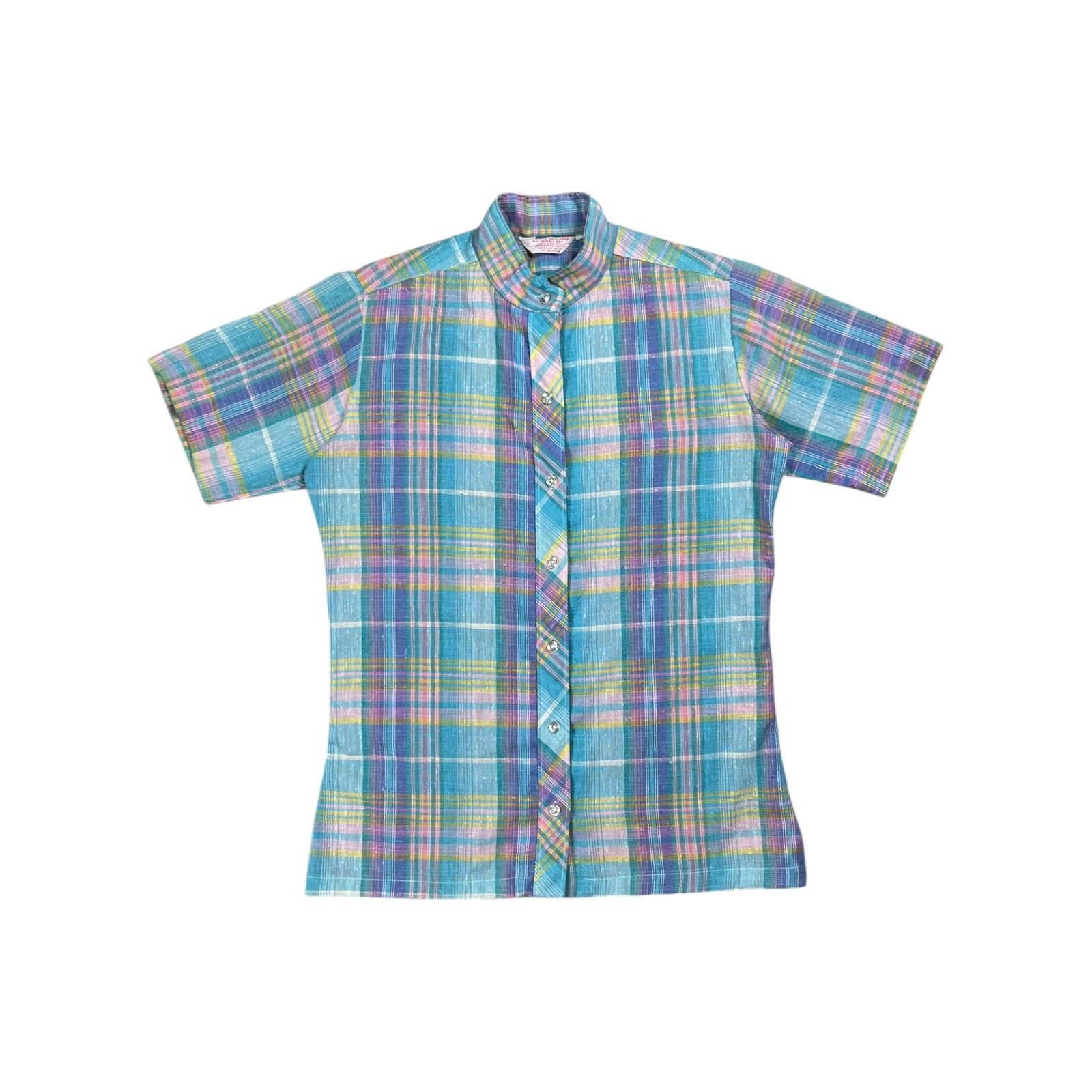 Vintage Vintage 1960s worn women’s work button up shirt (S/M) Size S / US 4 / IT 40 - 1 Thumbnail