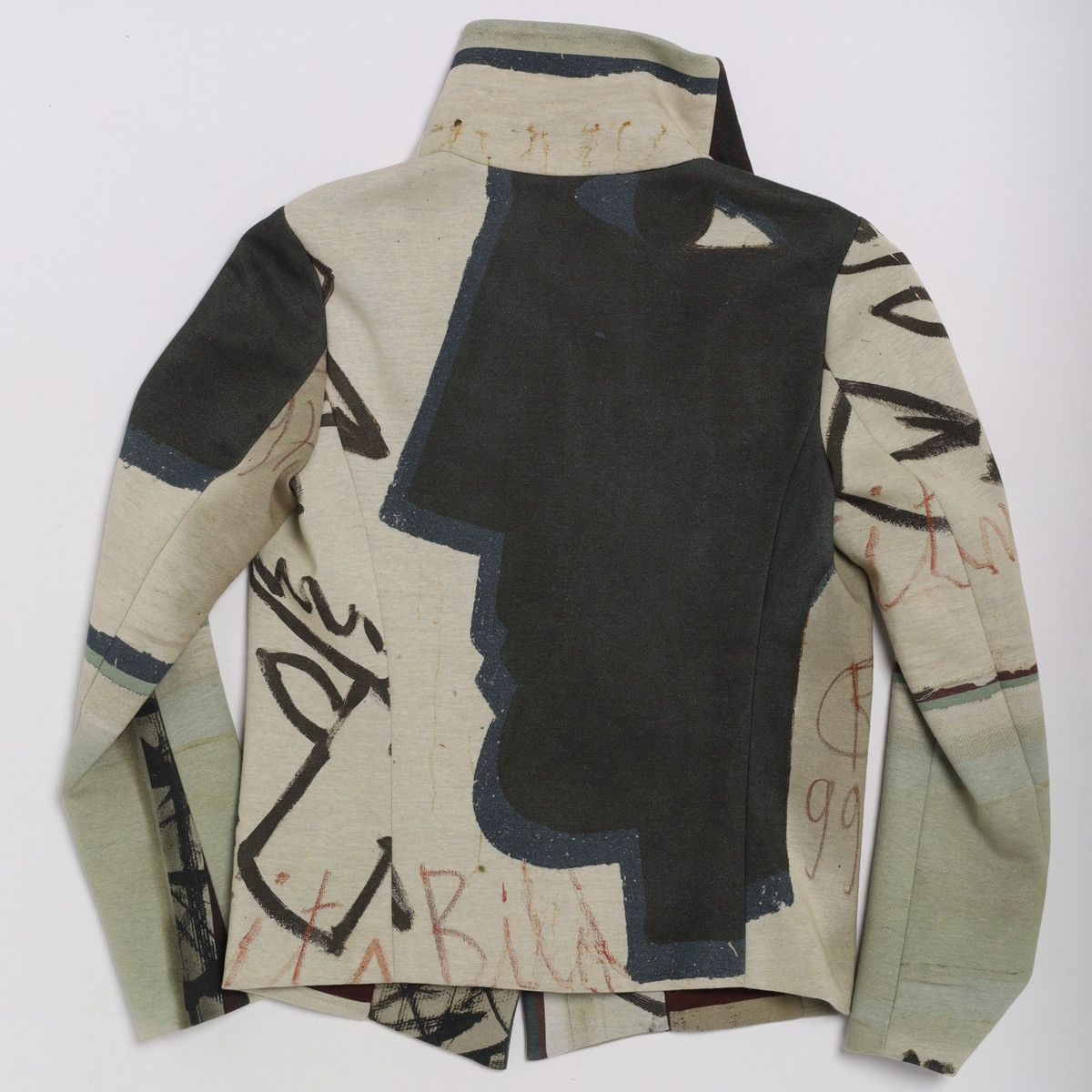 Annette Gortz Annette Gortz Biker Zip Jacket Printed Multicolor Cotton Size XS / US 0-2 / IT 36-38 - 3 Thumbnail