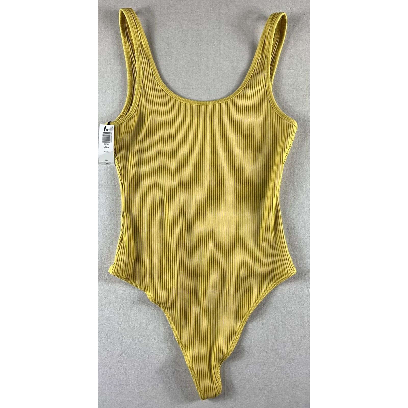 Vintage WILFRED Bodysuit Womens Large Yellow Leila NWT Shirt One Piece Girls/Mens? Size L / US 10 / IT 46 - 2 Thumbnail