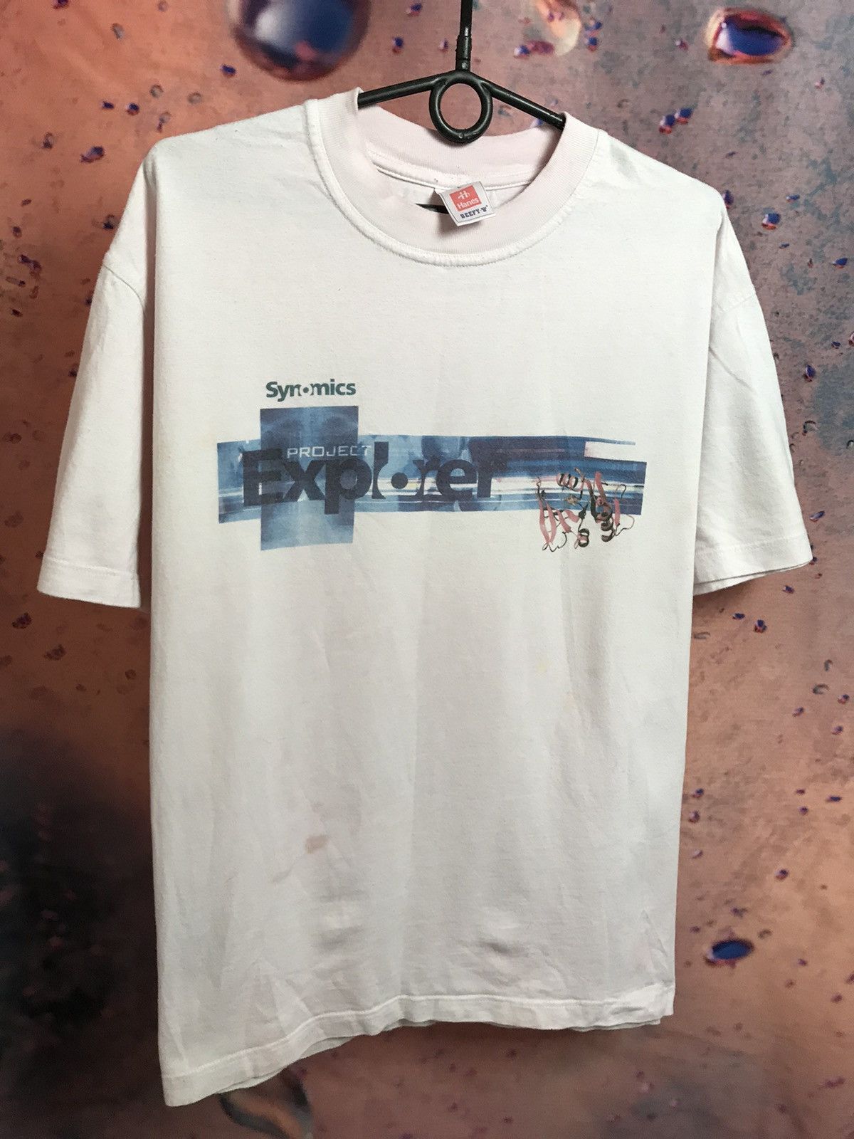 Microsoft Vintage 90s Explorer Project tee apple nokia Motorola Size US L / EU 52-54 / 3 - 2 Thumbnail