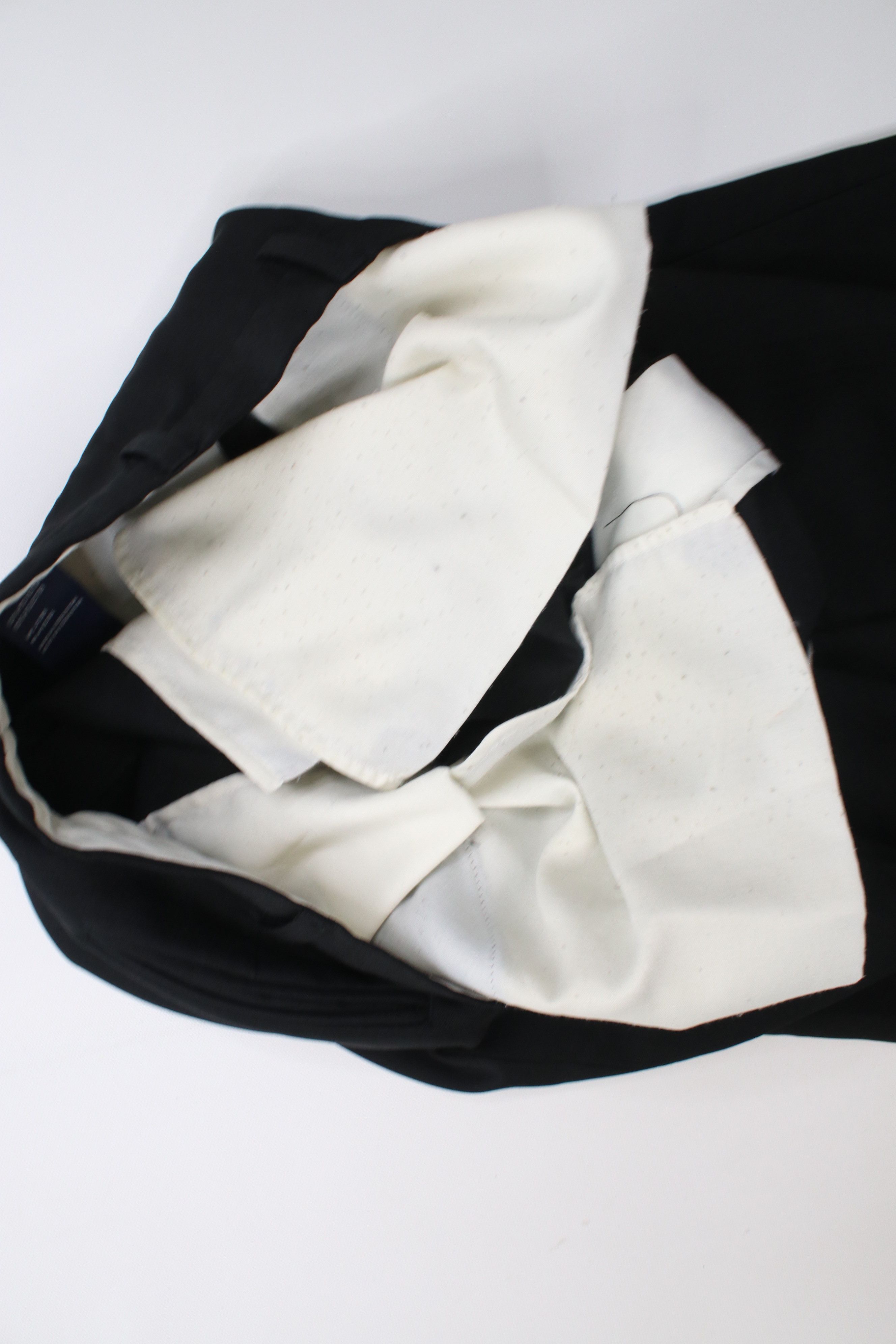 Vintage Vintage 90s Streetwear Flared Wide Leg Chino Pants Black Size US 34 / EU 50 - 10 Thumbnail