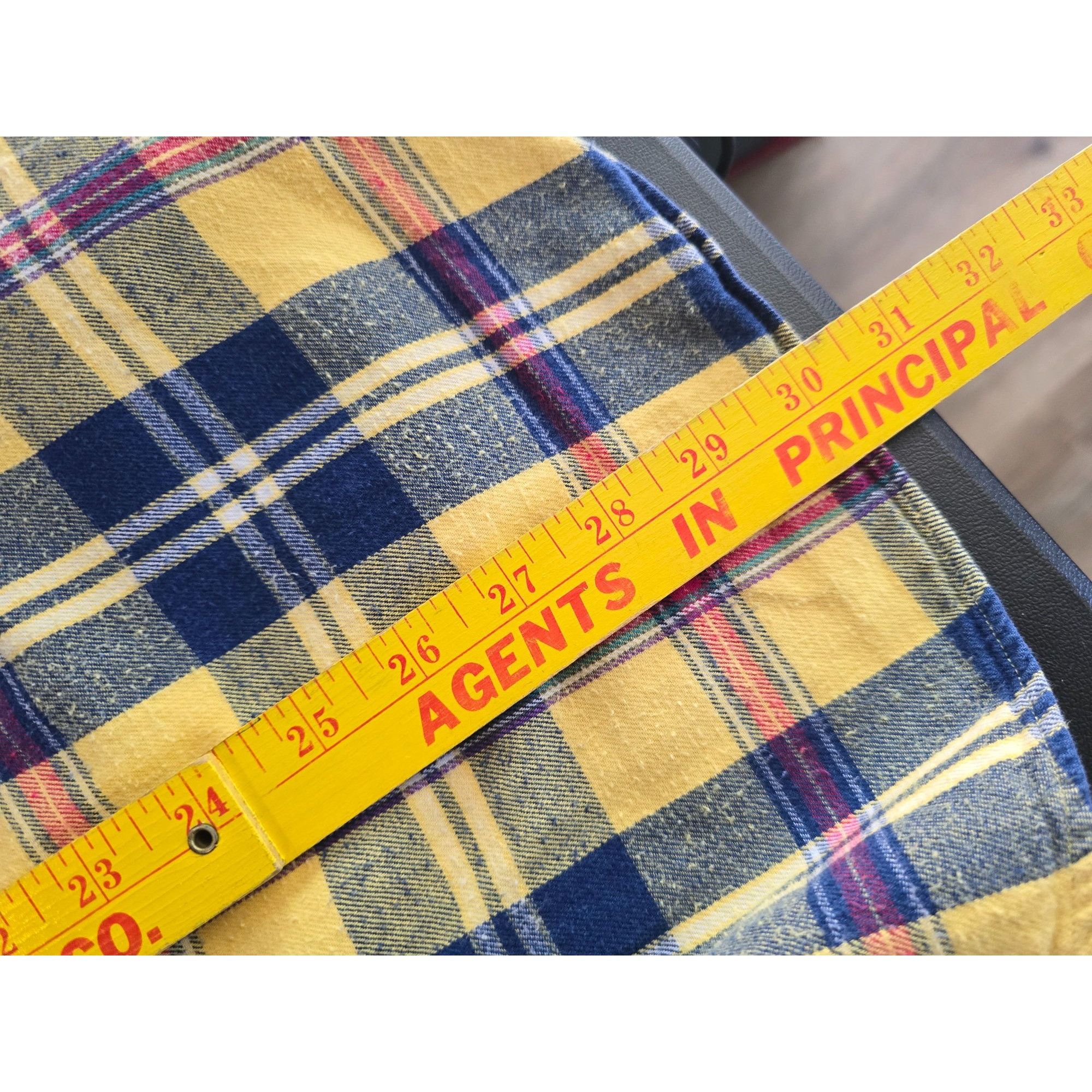 Gant Gant Men's Cambridge Flannel Shirt M Yellow & Blue Plaid 100 Size US M / EU 48-50 / 2 - 8 Thumbnail