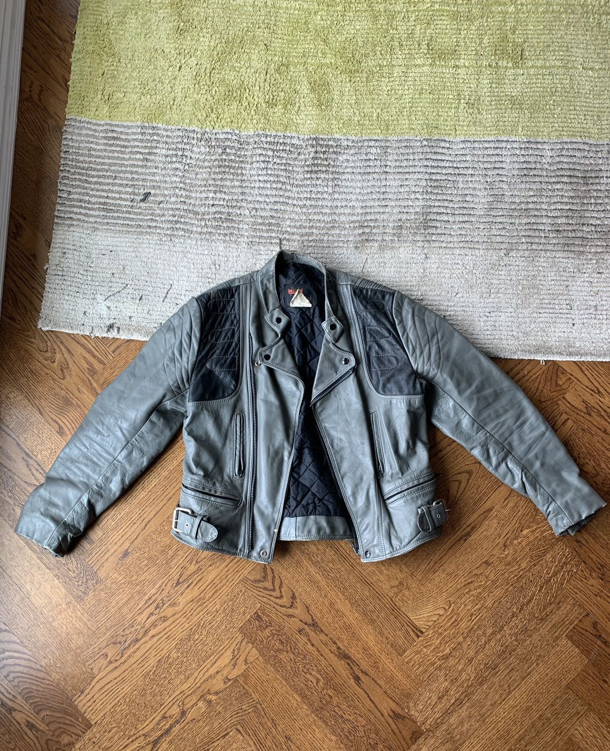Other × Vintage 80s Bristol Golden Crown Vintage Leather Motorcycle Jacket S Size US M / EU 48-50 / 2 - 4 Thumbnail