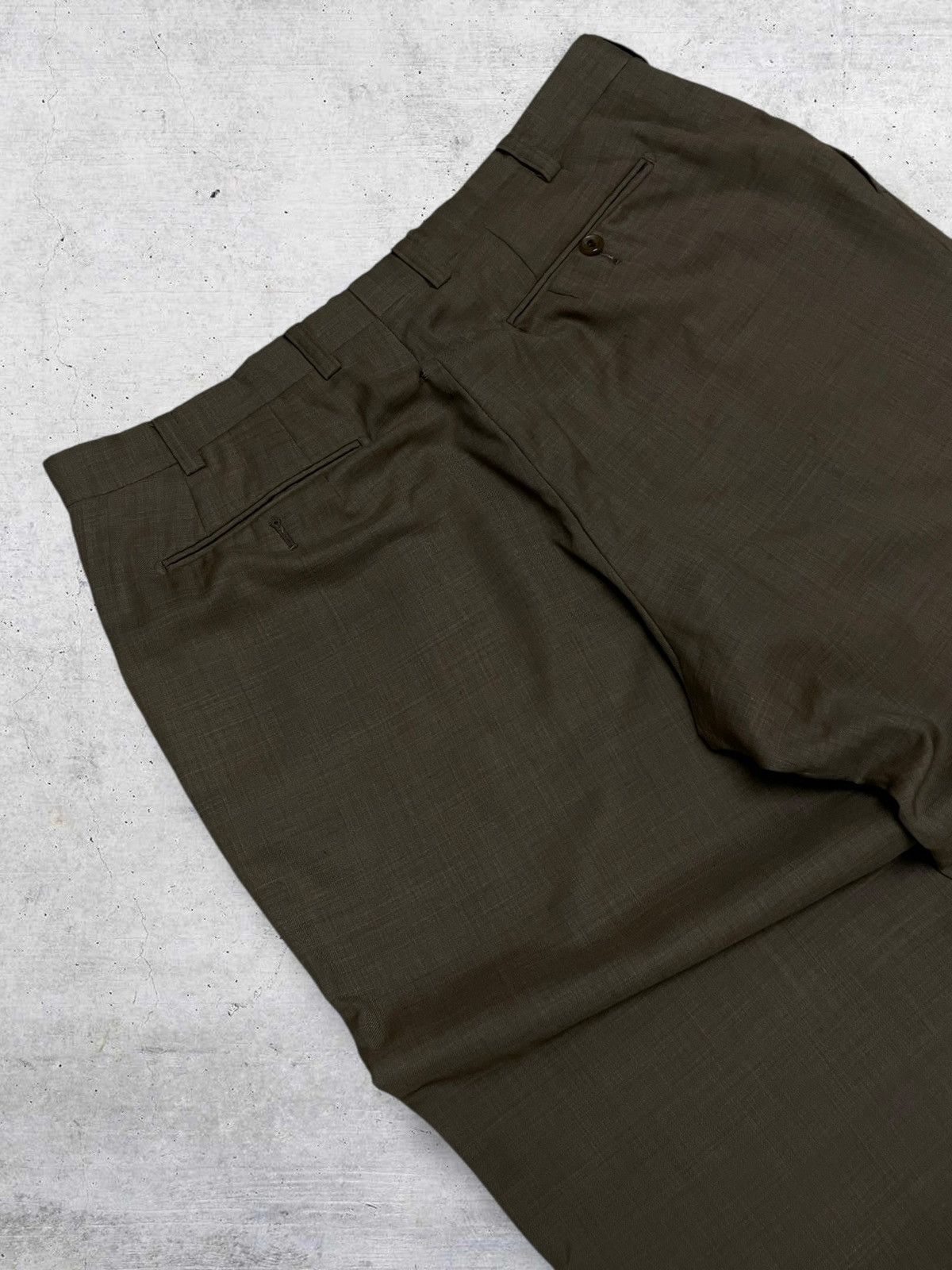 Lanvin VINTAGE LANVIN DESIGNER 1990S MINIMALIST CASUAL PANT Size US 33 - 15 Thumbnail