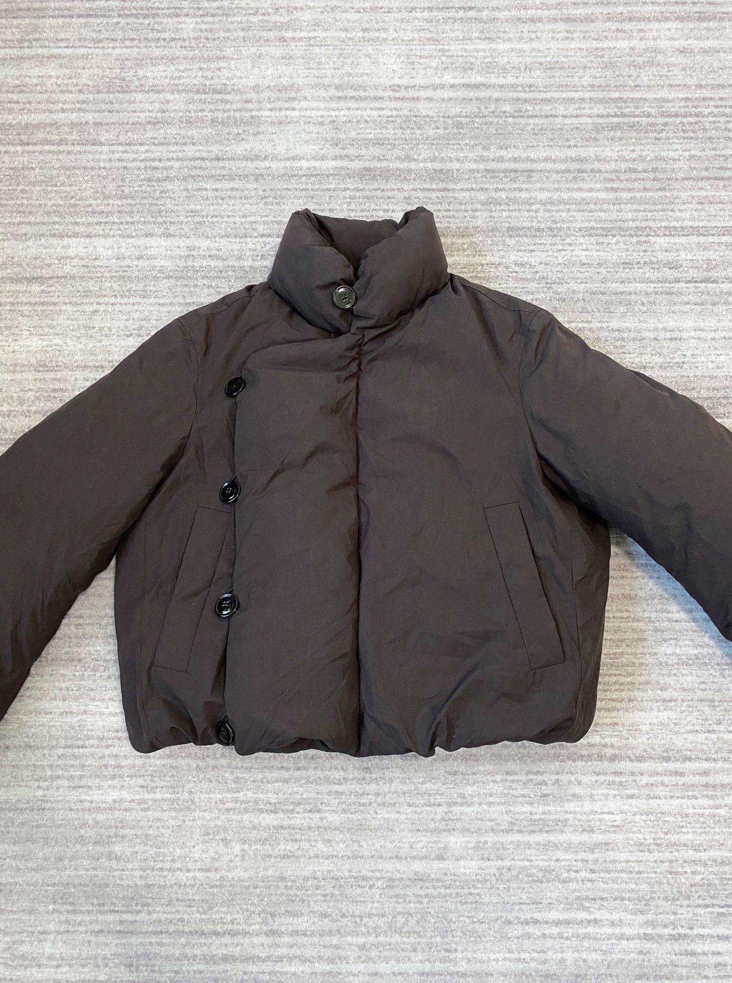 Lemaire Lemaire Short Collar Down Jacket 36 Dark Brown Size XS / US 0-2 / IT 36-38 - 2 Thumbnail