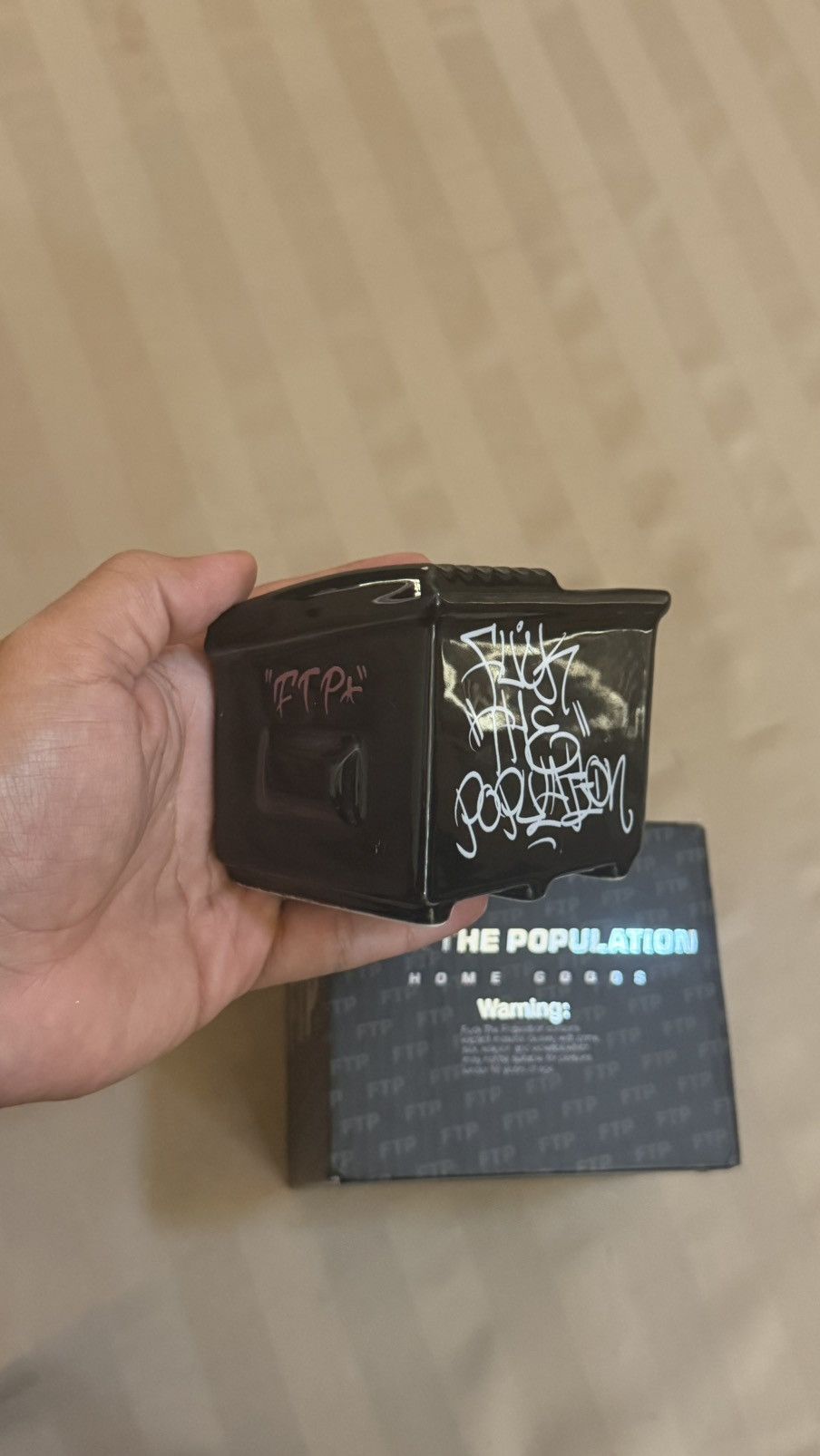 Fuck The Population FTP CERAMIC DUMPSTER Size ONE SIZE - 3 Thumbnail