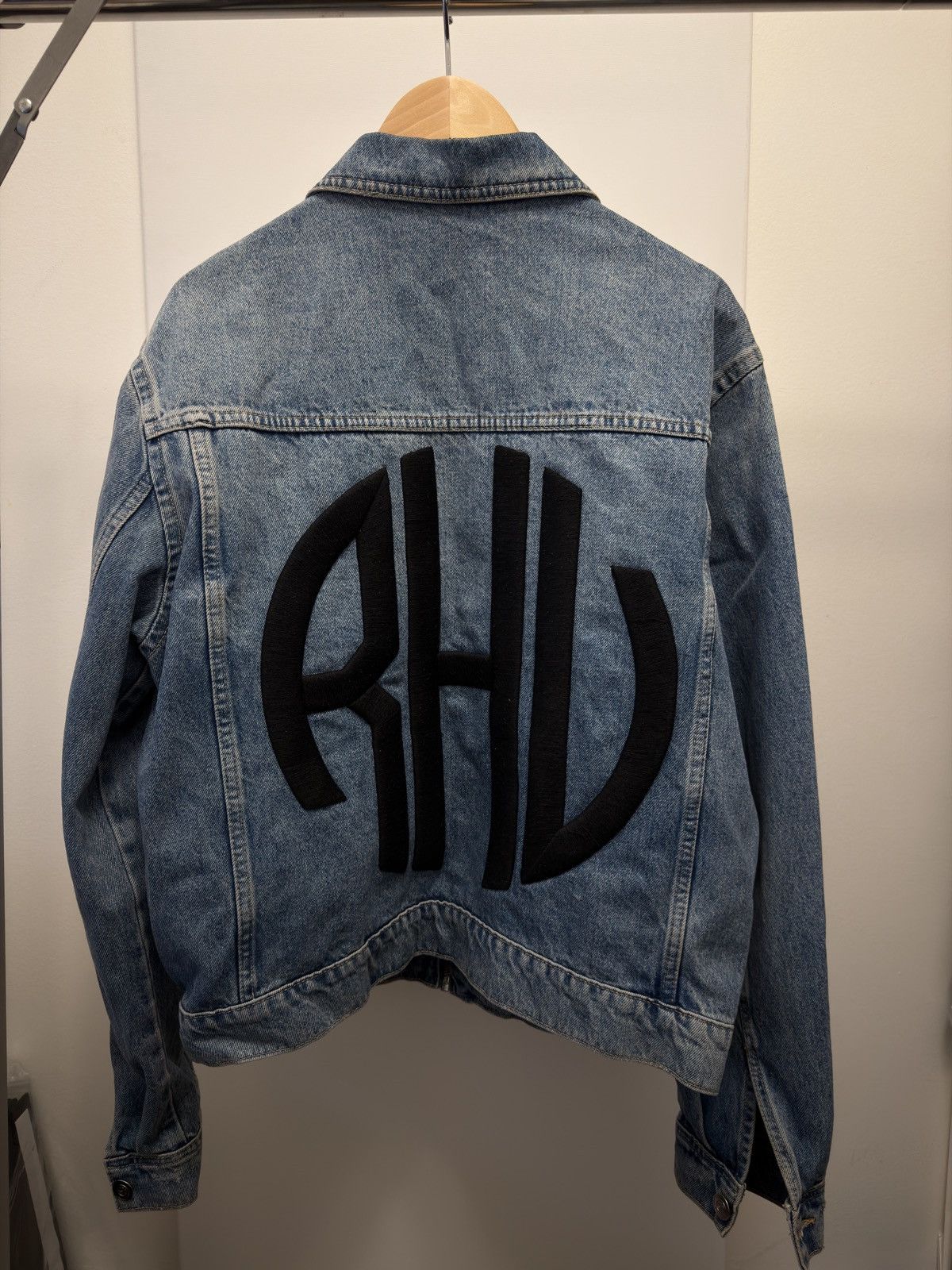 Rhude × Zara Zara x Rhuigi Denim Jacket Size US L / EU 52-54 / 3 - 2 Thumbnail