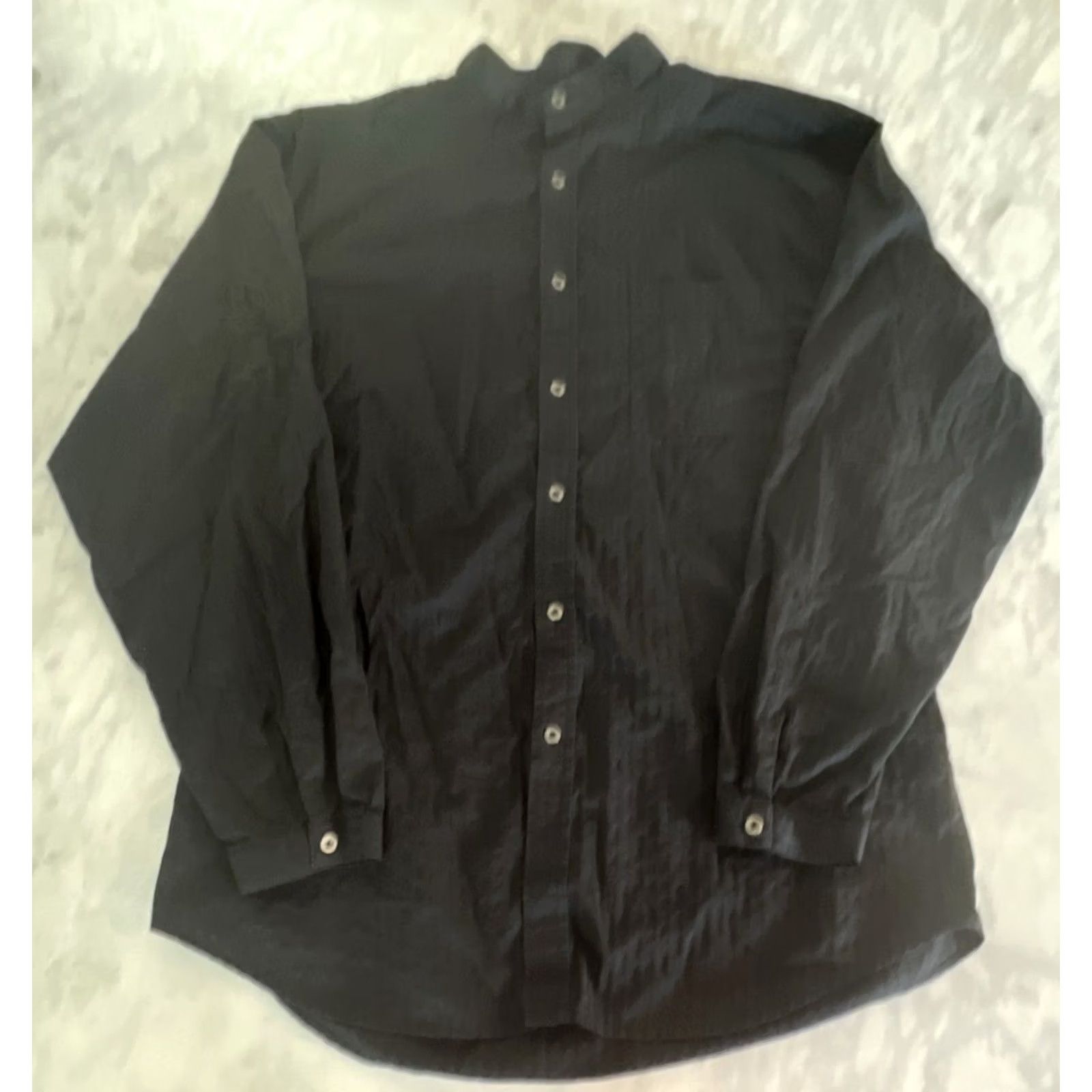 Scully Scully Western Shirt Mens Large Striped Band Collar Cowboy Rodeo Rancher Size US L / EU 52-54 / 3 - 2 Thumbnail