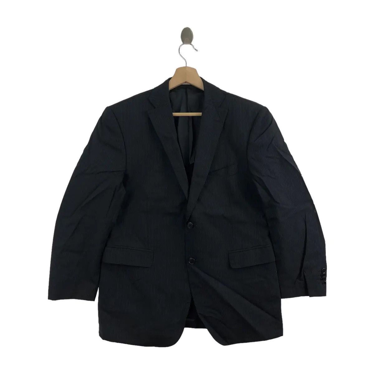 Vintage Vintage 90’ PINK PANTHER 2 Button Black Blazer Sport Coat Size 38R - 1 Thumbnail