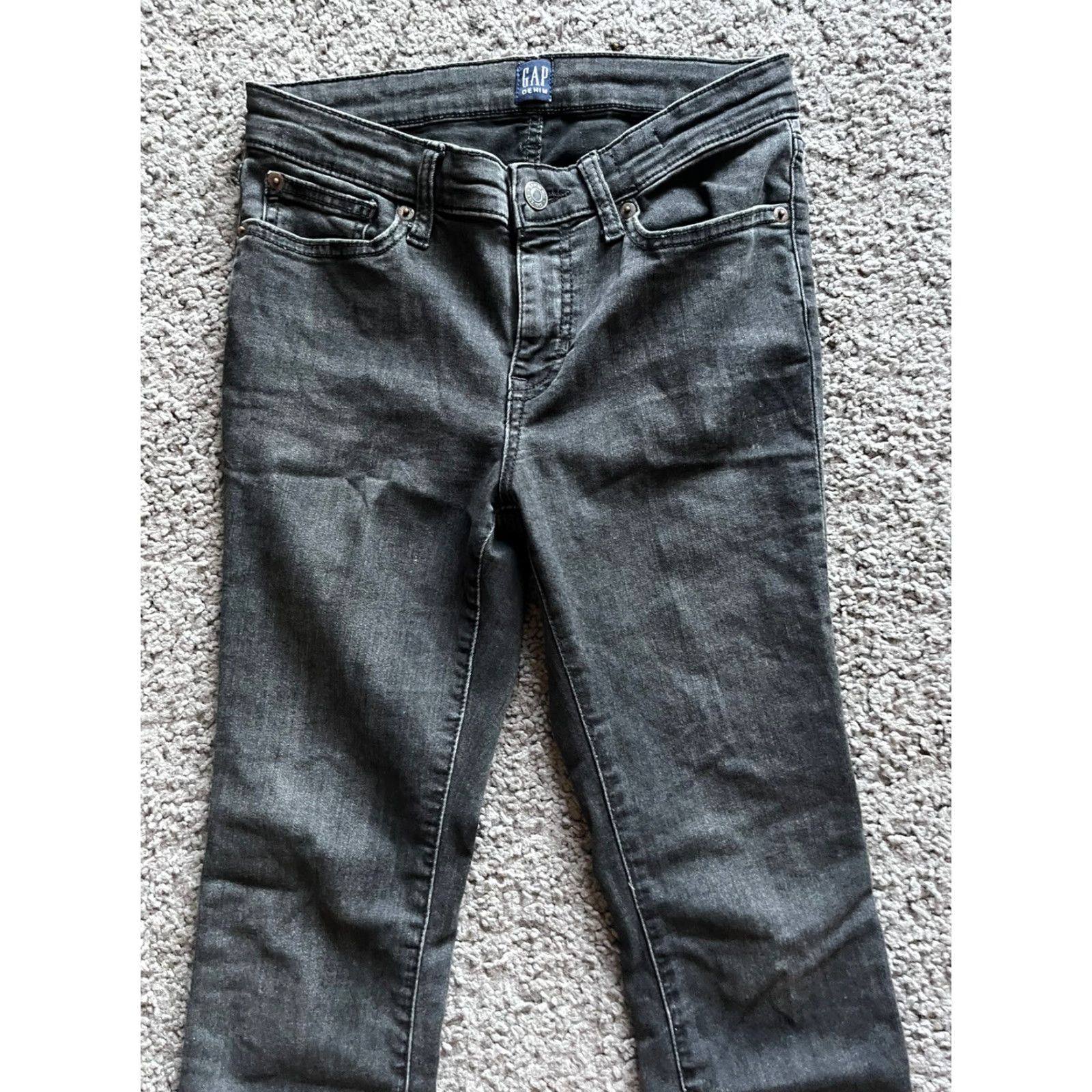 Gap Gap Jeans Womens 27 Black Solid Jegging Denim Size 27" / US 4 / IT 40 - 2 Thumbnail