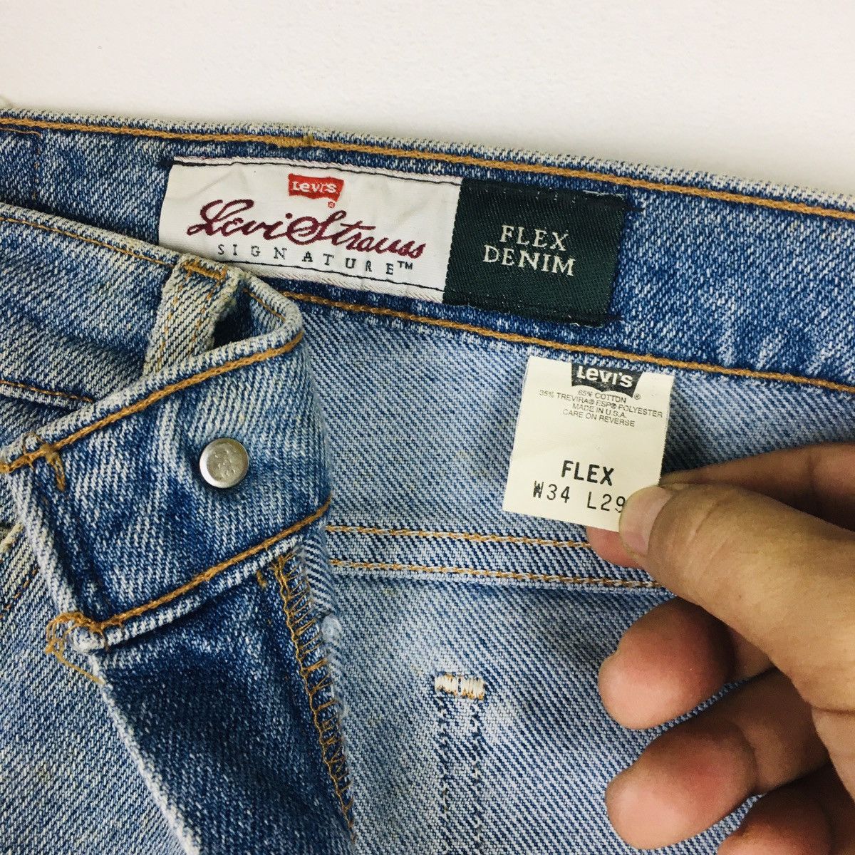 Levi's Vintage Clothing Vintage 90 Levi’s 540 Brown Tab Stretchable Flex Denim Size US 34 / EU 50 - 11 Thumbnail