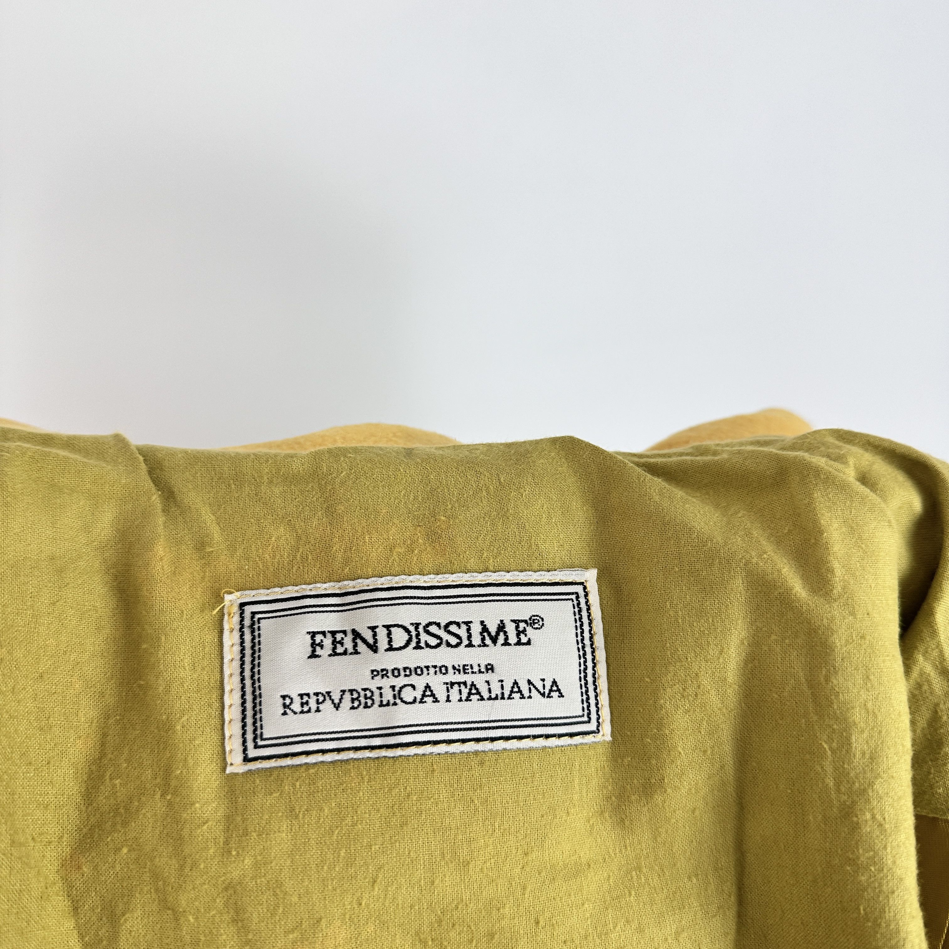 Fendi Cappottino FENDISSIME Lana Giallo – 40 IT Size S / US 4 / IT 40 - 8 Thumbnail