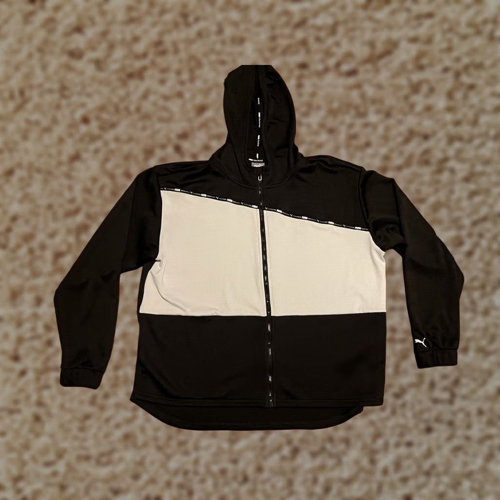 Puma PUMA Ultra Knit Jacket Women's Large Black White Athletic Training Ladies L Size L / US 10 / IT 46 - 1 Thumbnail
