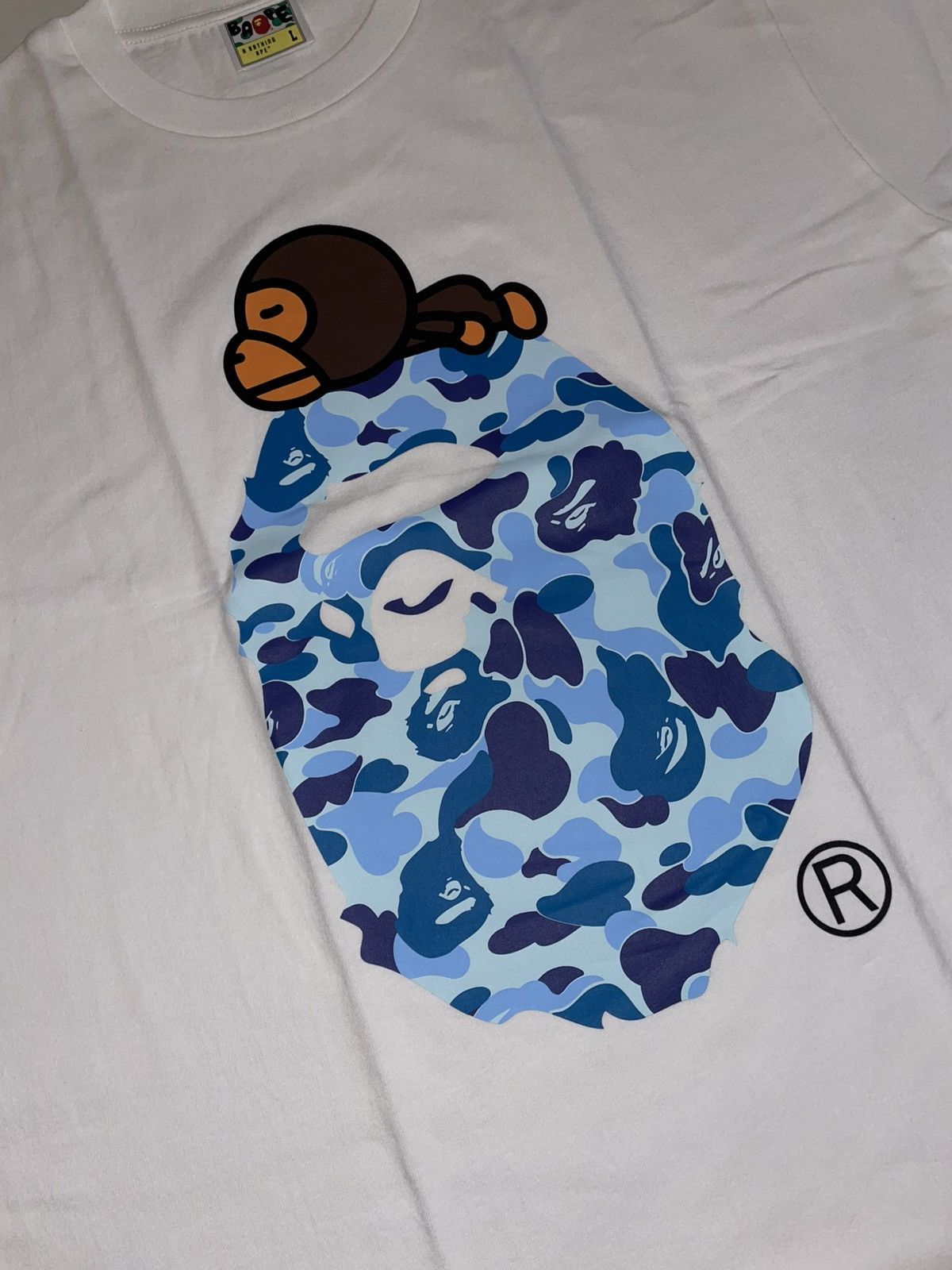 Bape BAPE ABC Camo Milo On Big Ape Head Tee Size US L / EU 52-54 / 3 - 2 Thumbnail