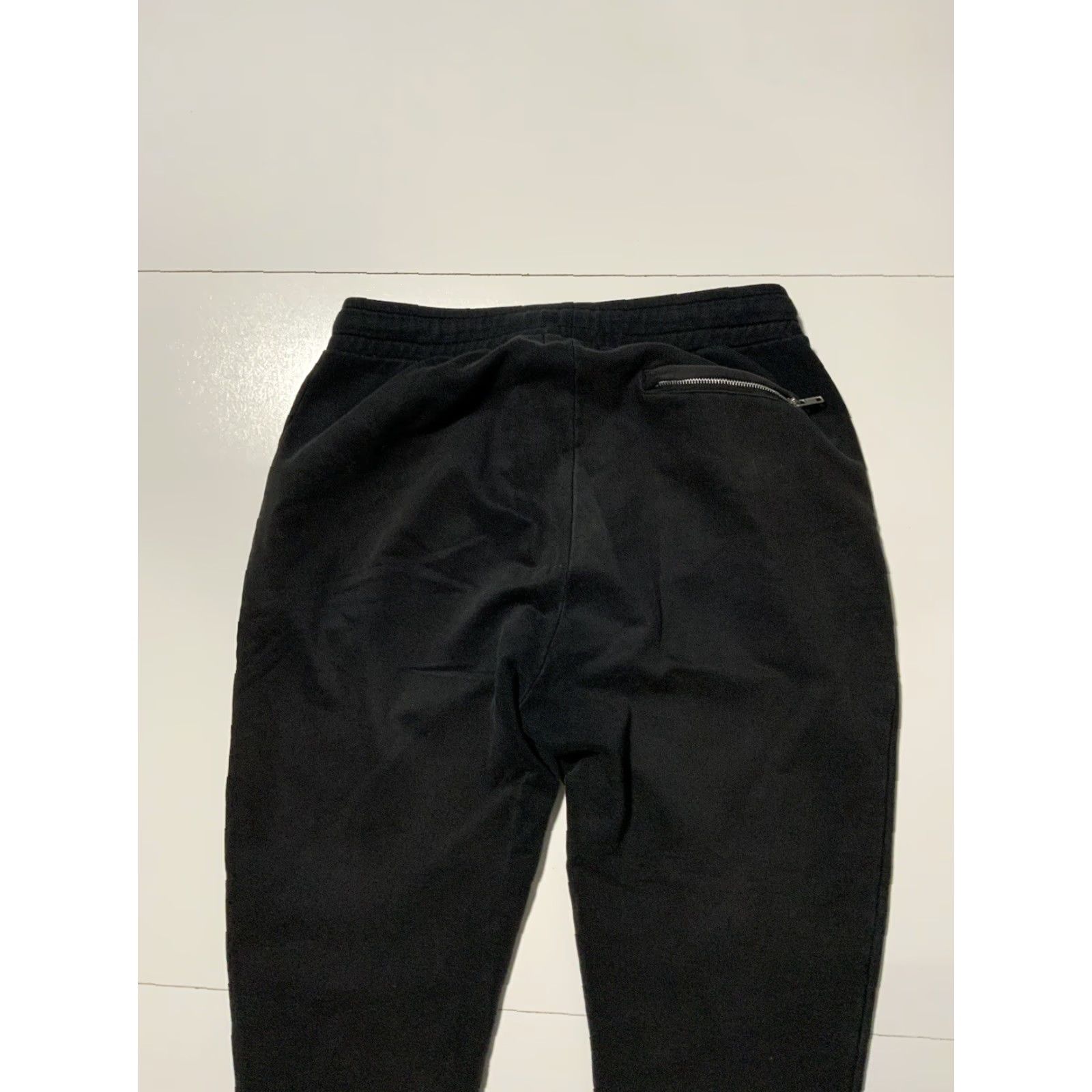 The Kooples The Kooples Sport Sweatpants Crossbones Skull Pleat Black Wide Leg Loose Sz. M Size US 31 - 6 Thumbnail