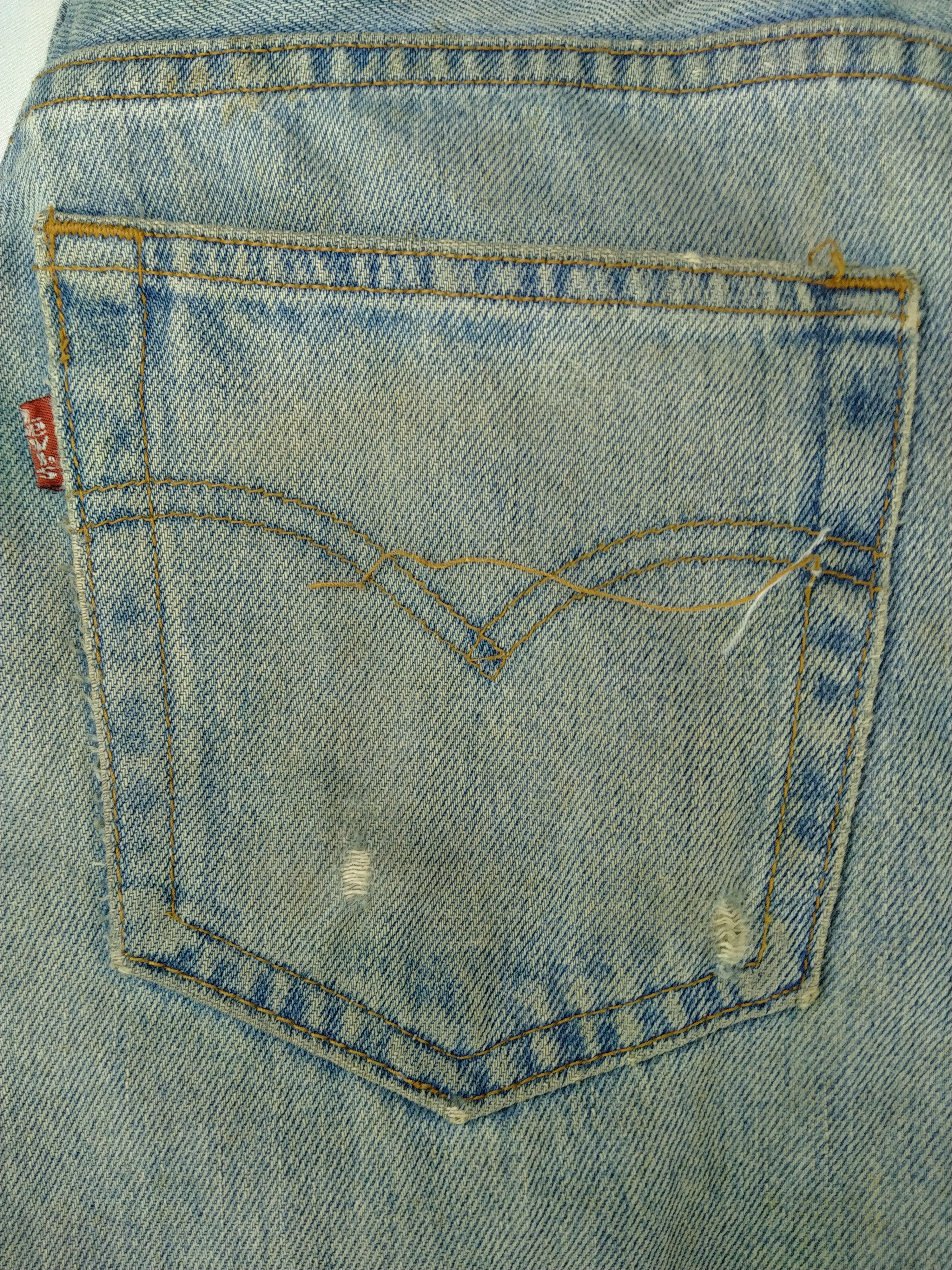 Levi's 90s Vintage Levi's 501 USA Rusty Denim 30x30 -JN525 Size US 30 / EU 46 - 14 Thumbnail