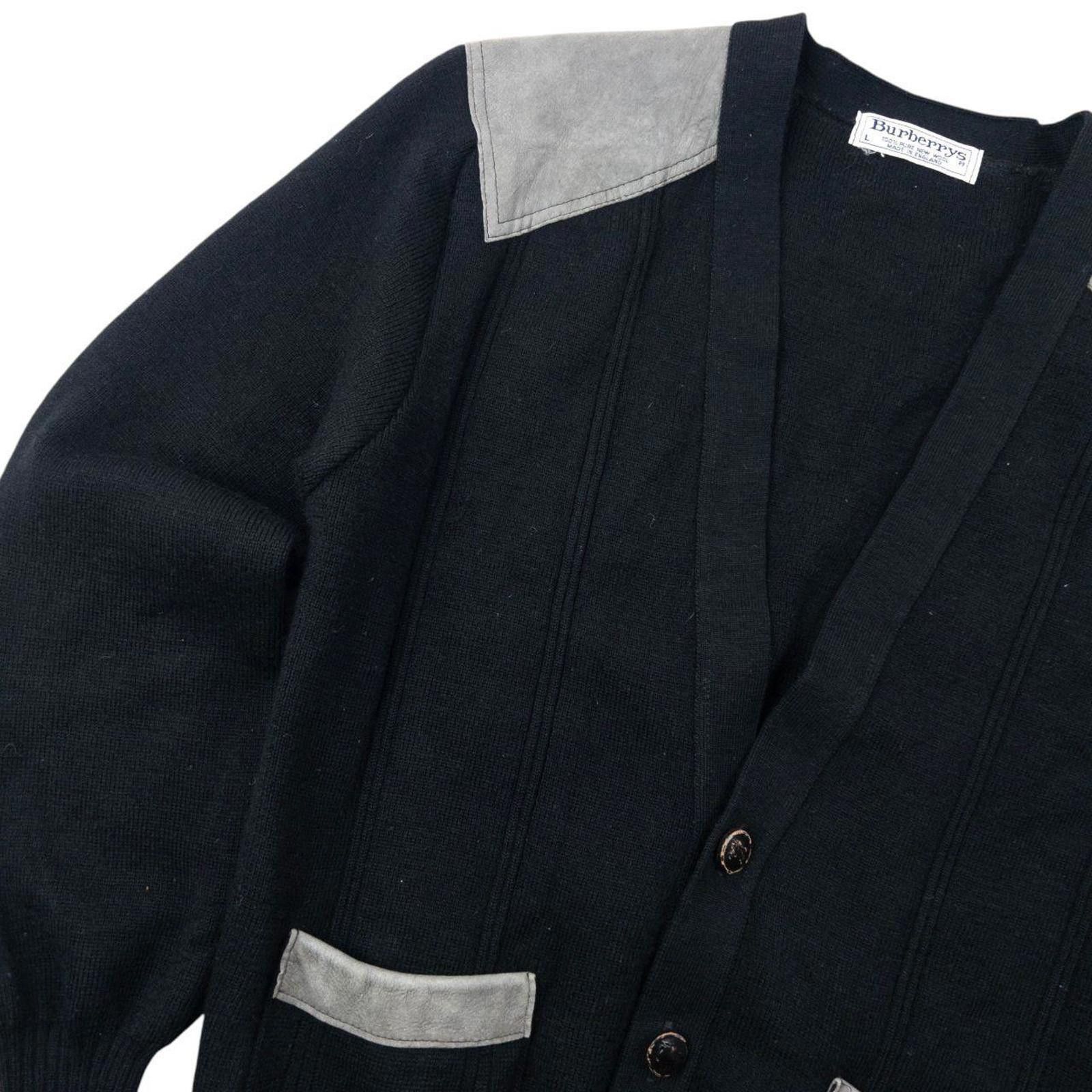 Burberry Vintage 80s Burberry Wool Cardigan Size S Size US S / EU 44-46 / 1 - 6 Thumbnail