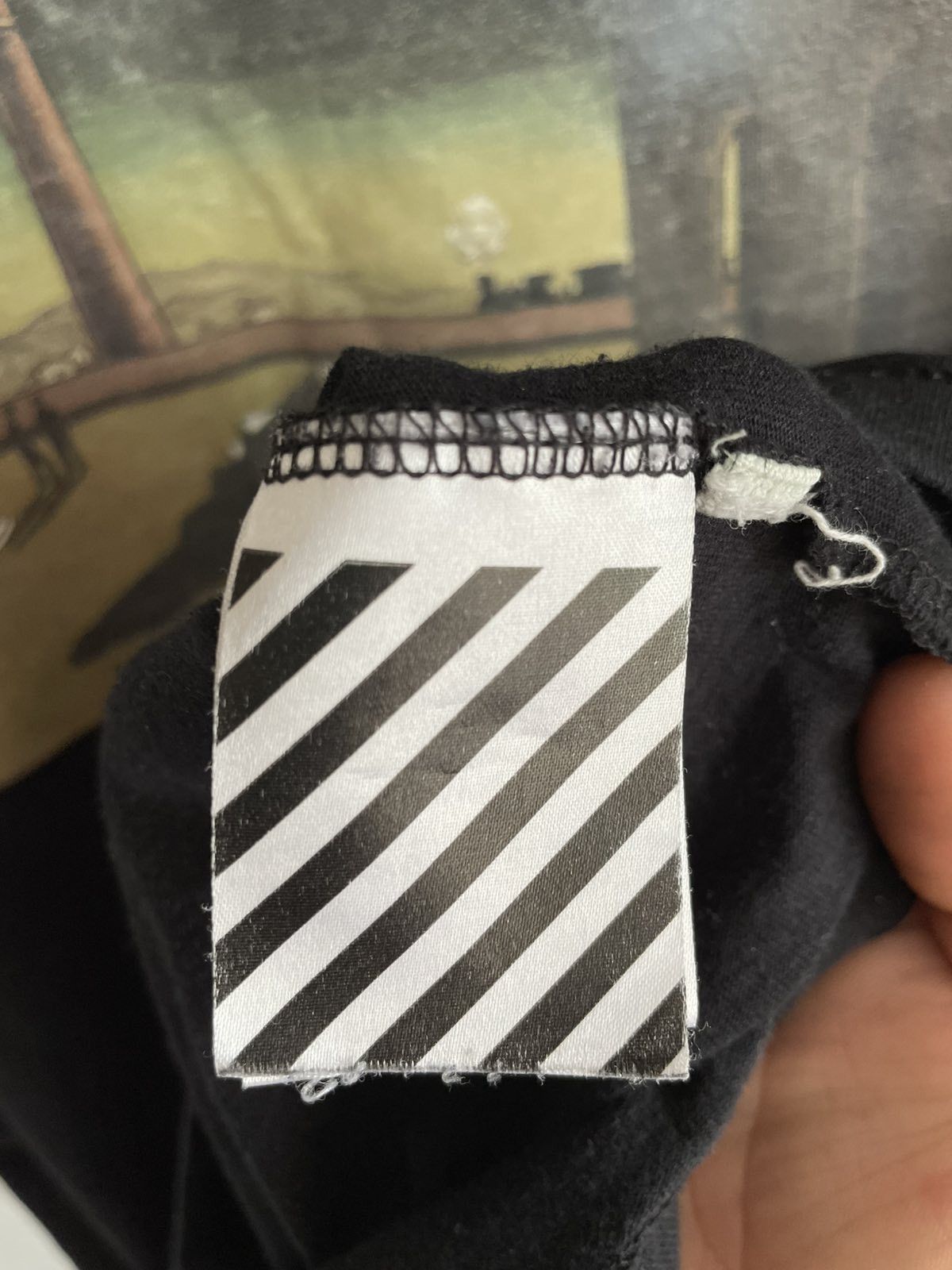 Off-White Off-White Virgil Abloh Chirico Mirror Tee Arrow Logo SS13 Size US S / EU 44-46 / 1 - 9 Thumbnail