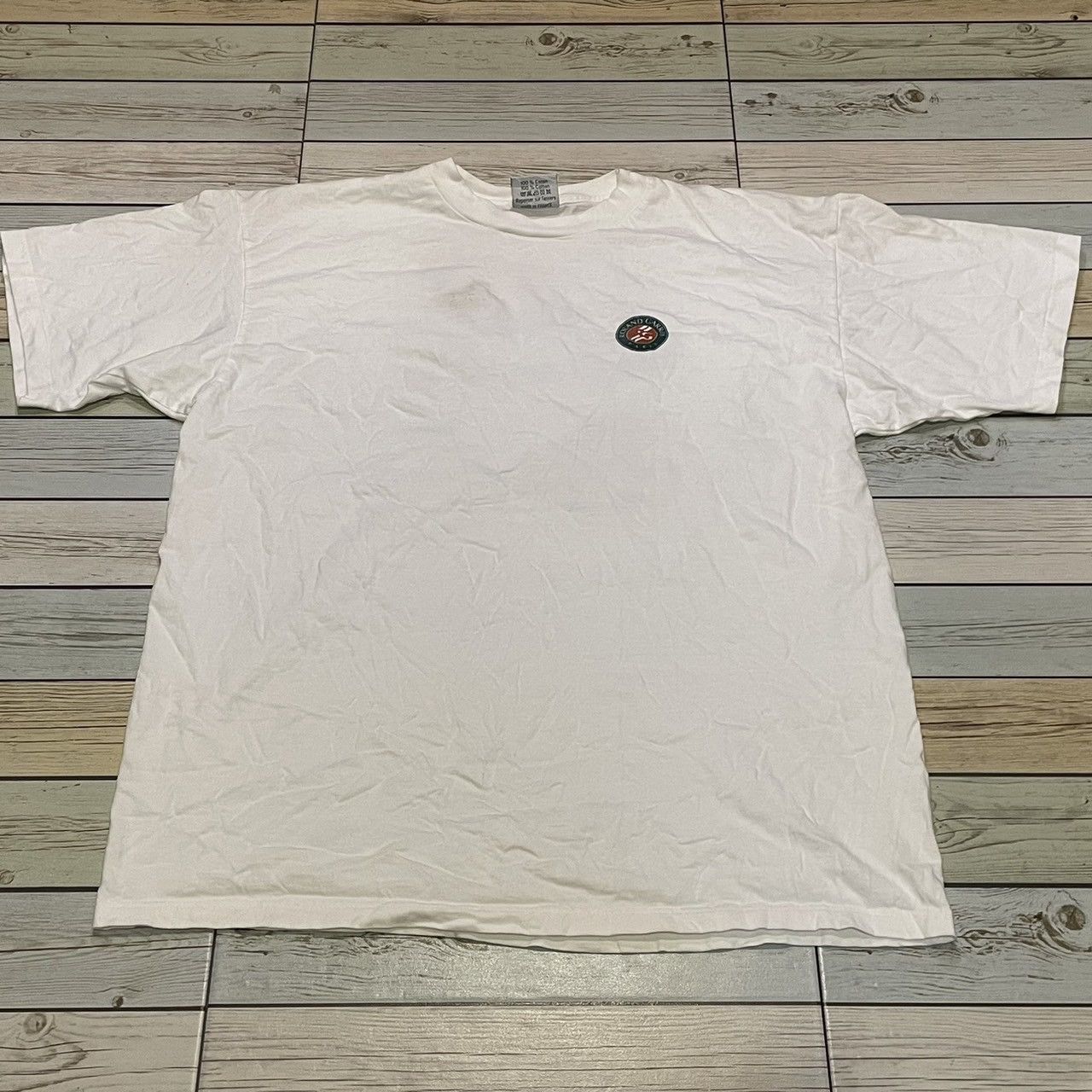Vintage Rare Vintage 1997 Roland Garros Tennis Tee Grand Slam Size US XL / EU 56 / 4 - 2 Thumbnail