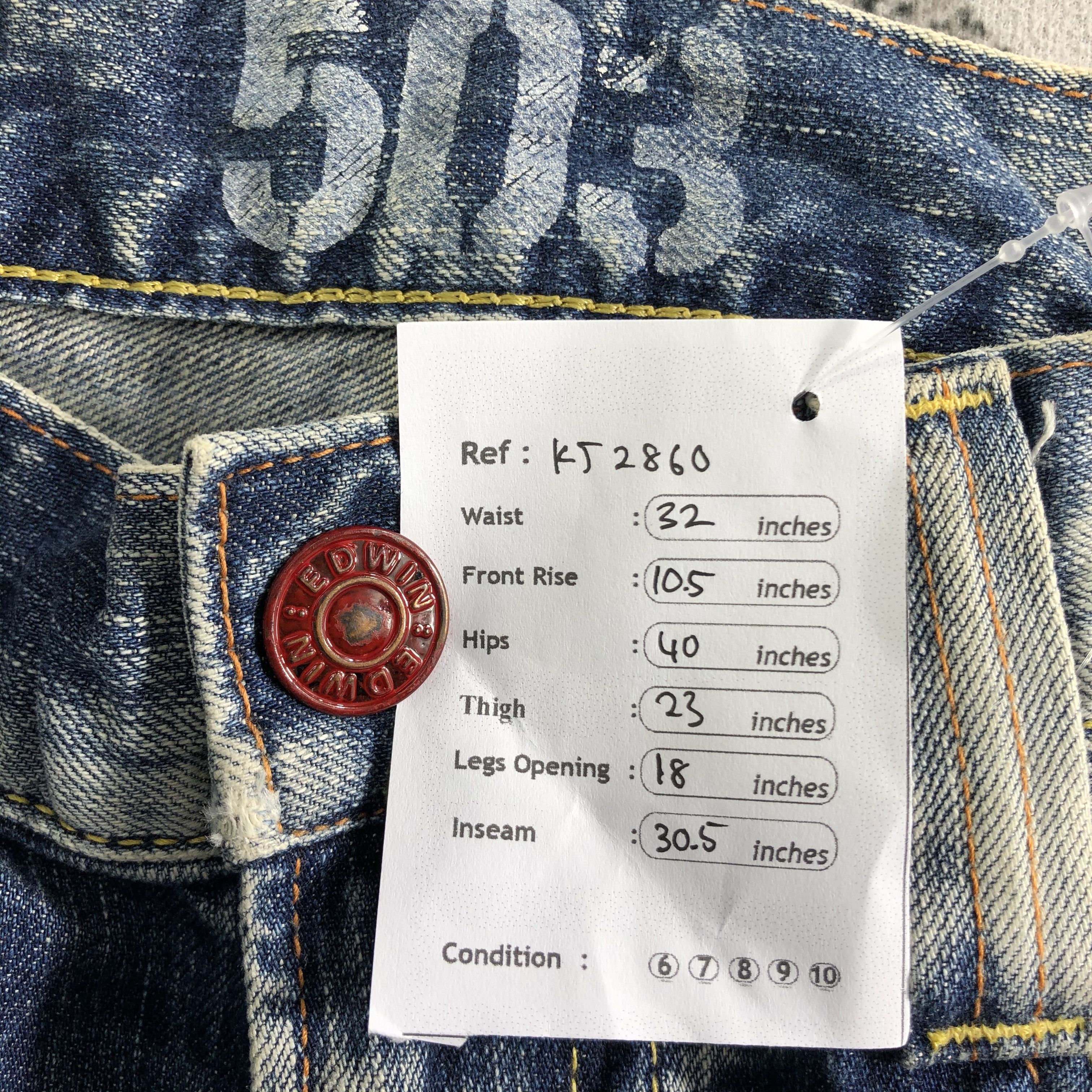 Edwin Edwin Blue Trip Jeans Flare Denim KJ2860 Size US 30 / EU 46 - 11 Thumbnail