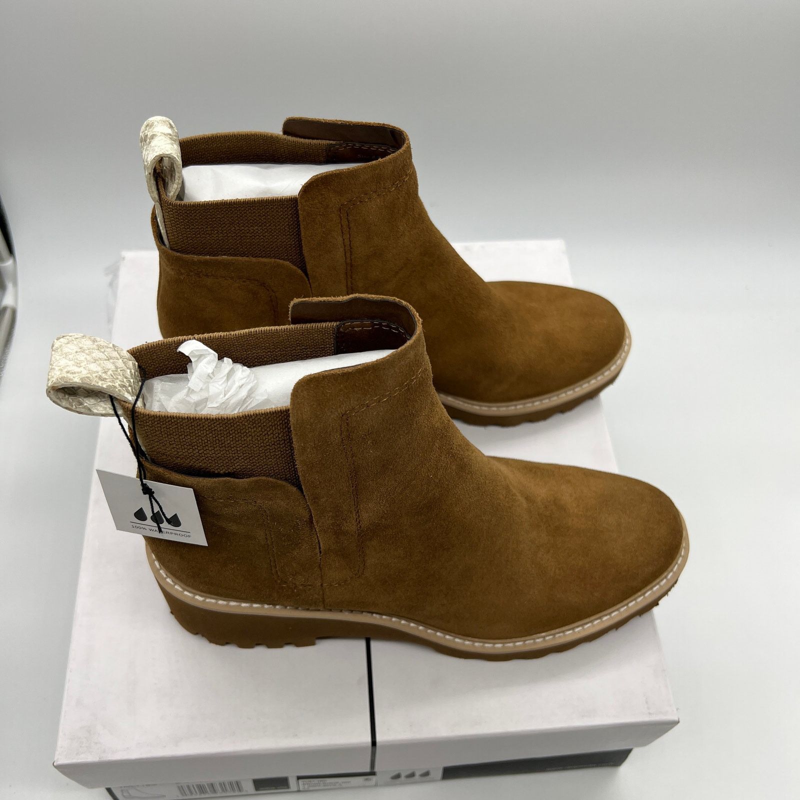 Other Dolce Vita Suede Waterproof Ankle Boots Size 8.5 Brown Color Size US 8.5 / IT 38.5 - 4 Thumbnail