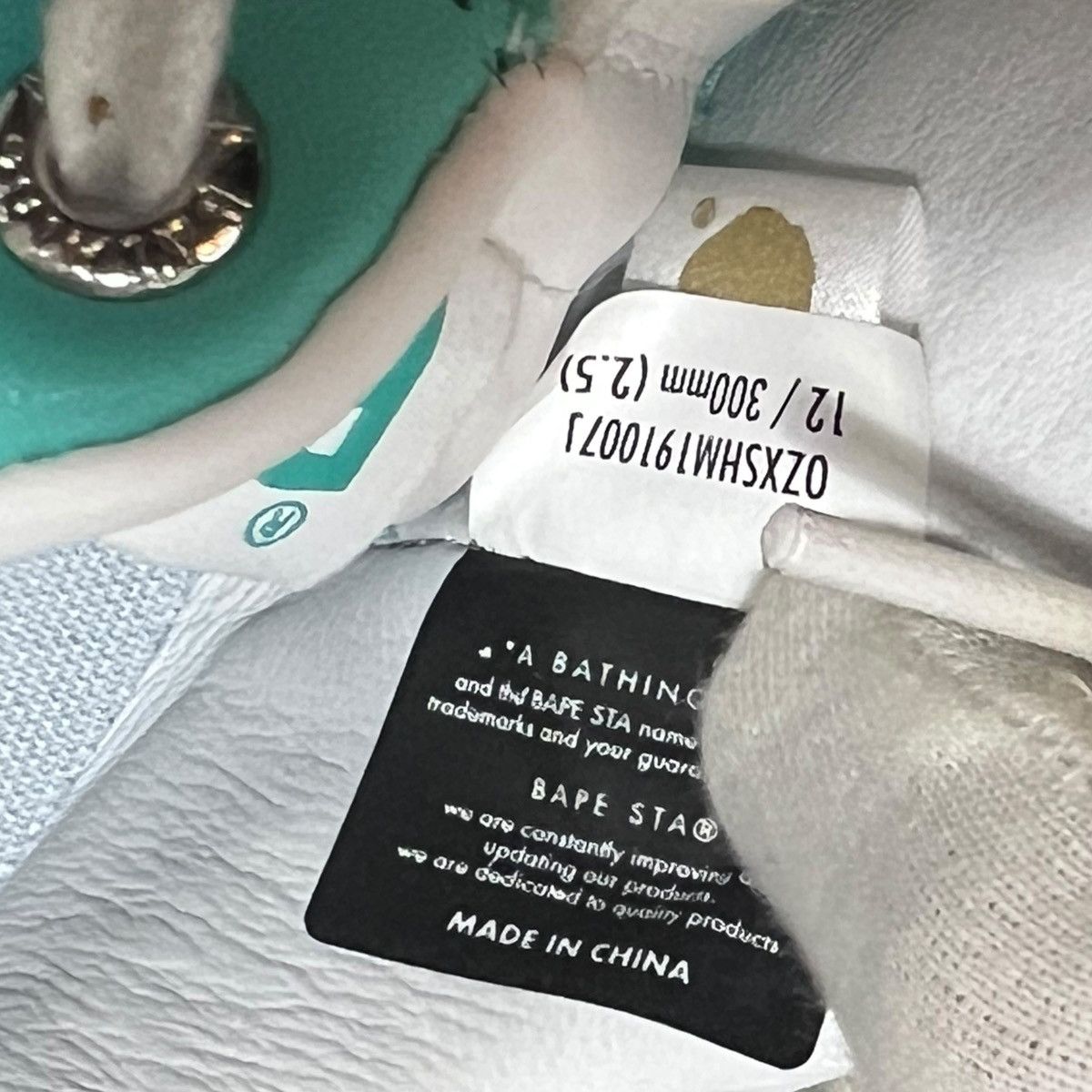 Bape A BATHING APE BAPE STA Tiffany Blue AF1 Size US 12 / EU 45 - 11 Thumbnail