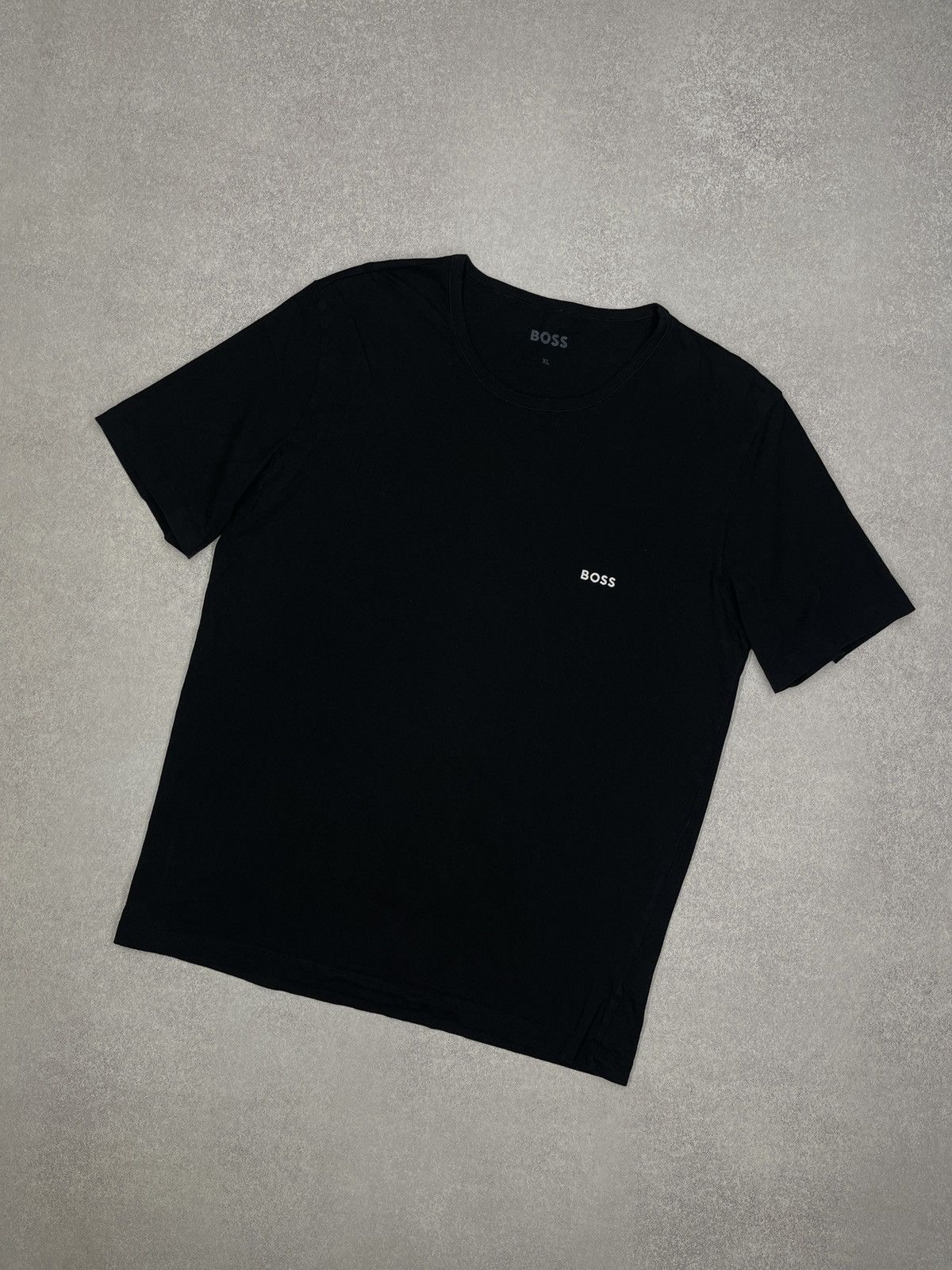 Hugo × Hugo Boss Mens Hugo Boss Basic Black T Shirt Size L/XL Size US XL / EU 56 / 4 - 1 Thumbnail