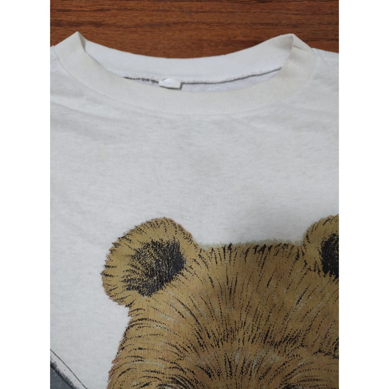 Vintage VINTAGE Gray Sleep Shirt Womens One Size Gray Bears USA Made 90s 80s Classic Nature Shirt Womens Shoes? Size ONE SIZE - 5 Thumbnail