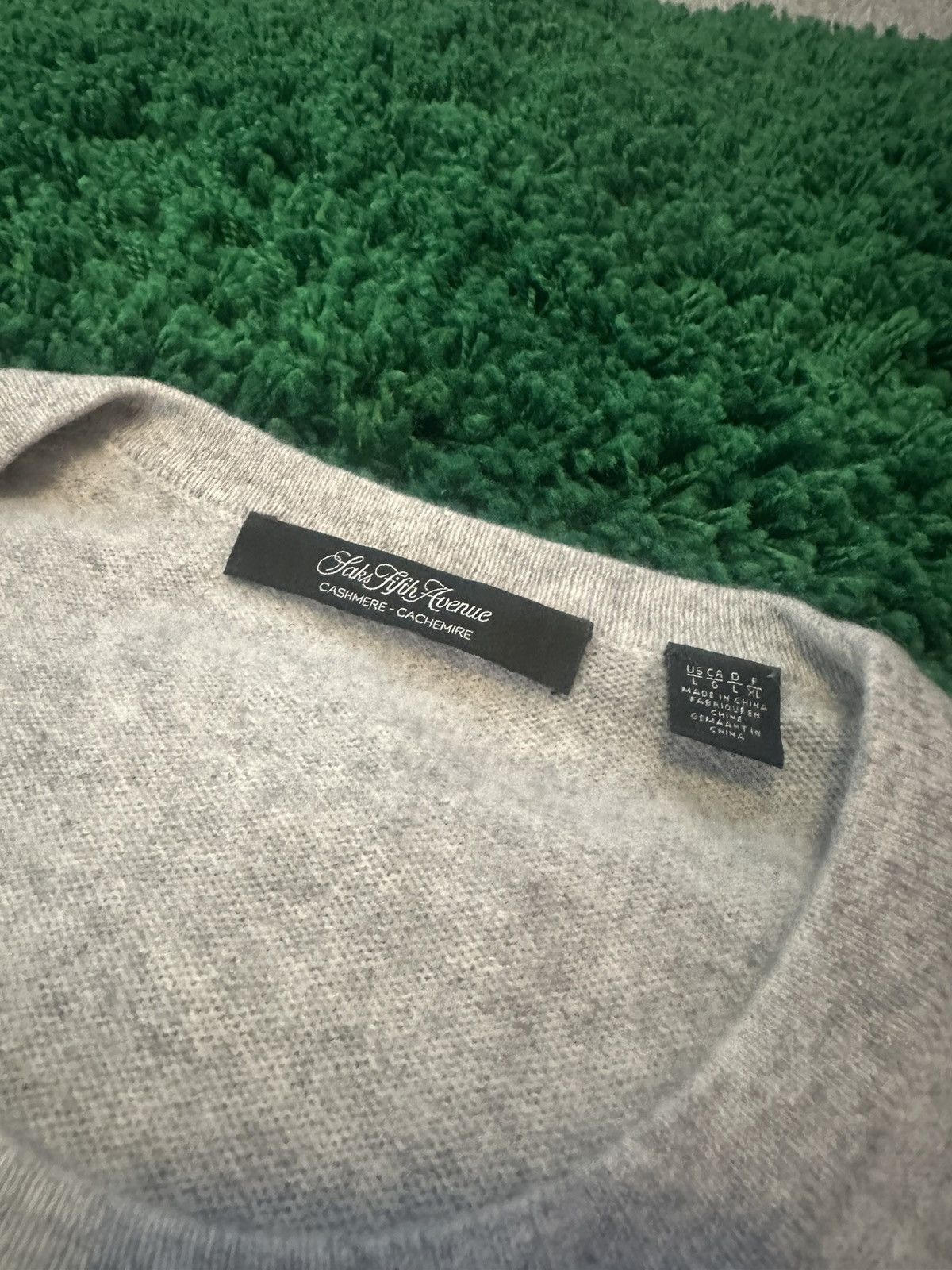 Saks Fifth Avenue Saks Fifth Ave Cashmere Sweater Large Size US L / EU 52-54 / 3 - 3 Thumbnail