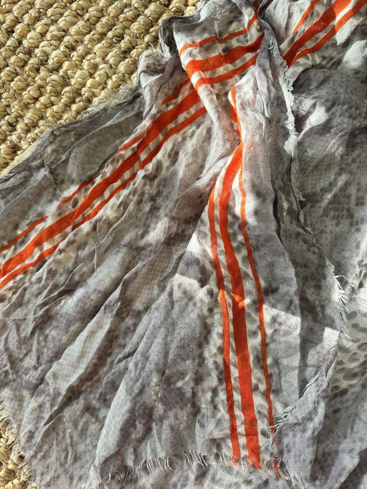 Michael Stars Michael Stars scarf Leopard print with orange accent Size ONE SIZE - 2 Thumbnail