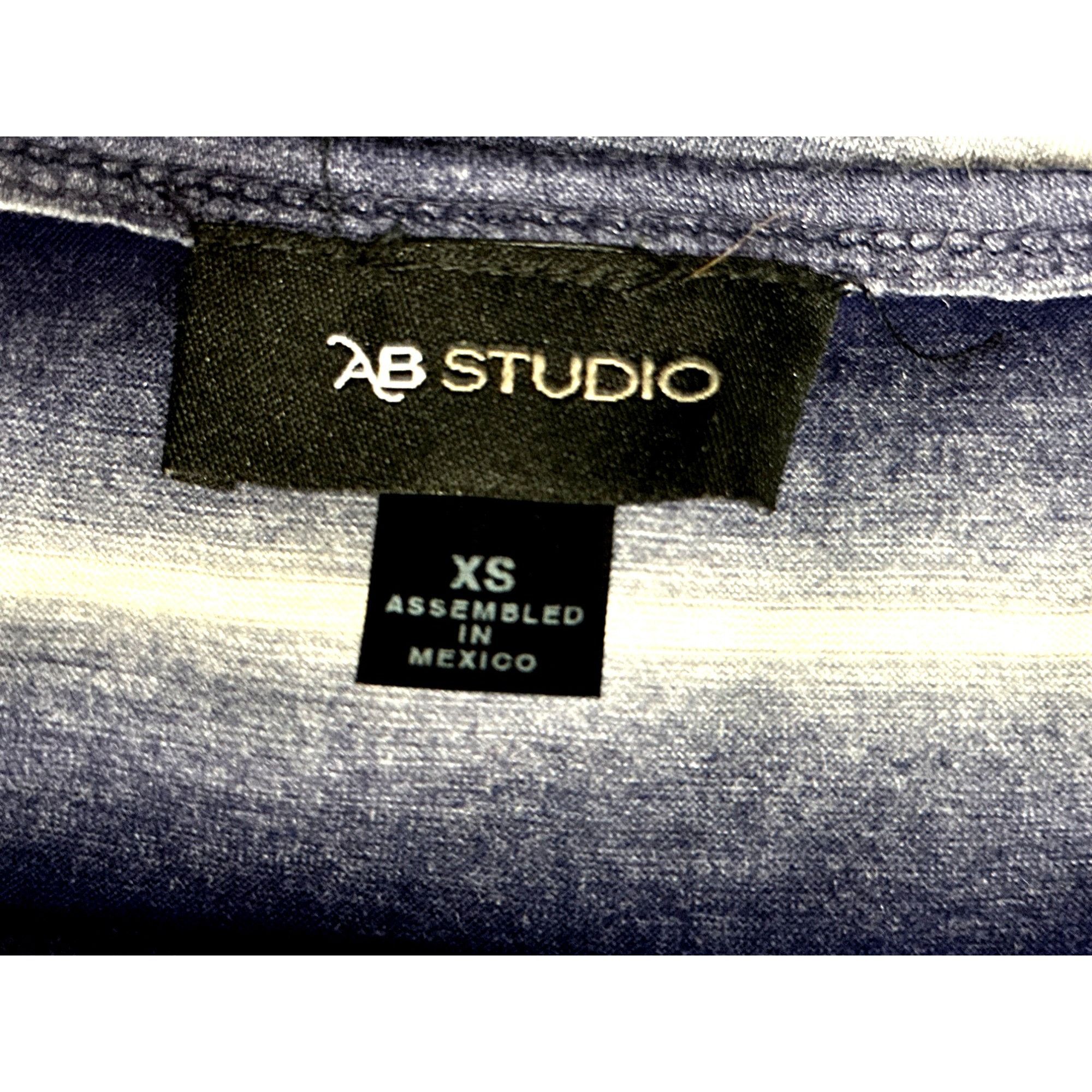 Other AB Studio XS Navy Striped Sleeveless Cowl Neck Dress Nautica Size XS / US 0-2 / IT 36-38 - 8 Thumbnail