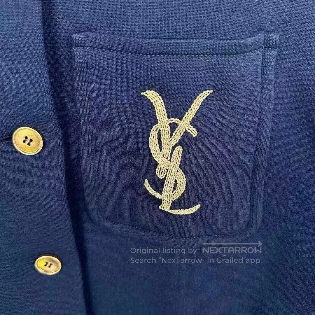 Saint Laurent Paris Saint Laurent SLP Wool Embroidered Jacket. Size US M / EU 48-50 / 2 - 3 Thumbnail