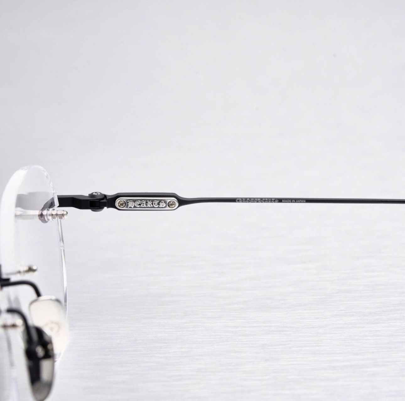 Chrome Hearts CHROME HEARTS SOFFFFFFFFERS I MATTE BLACK/SHINY SILVER GLASSES Size ONE SIZE - 4 Thumbnail