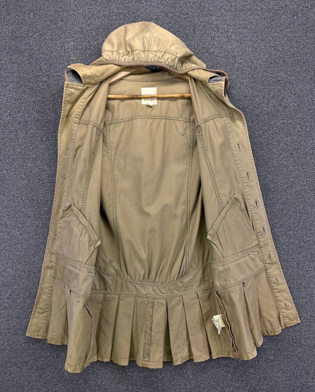 Diesel Vintage Diesel Hoodie Rare Punk Style Long Jacket Size M / US 6-8 / IT 42-44 - 7 Thumbnail