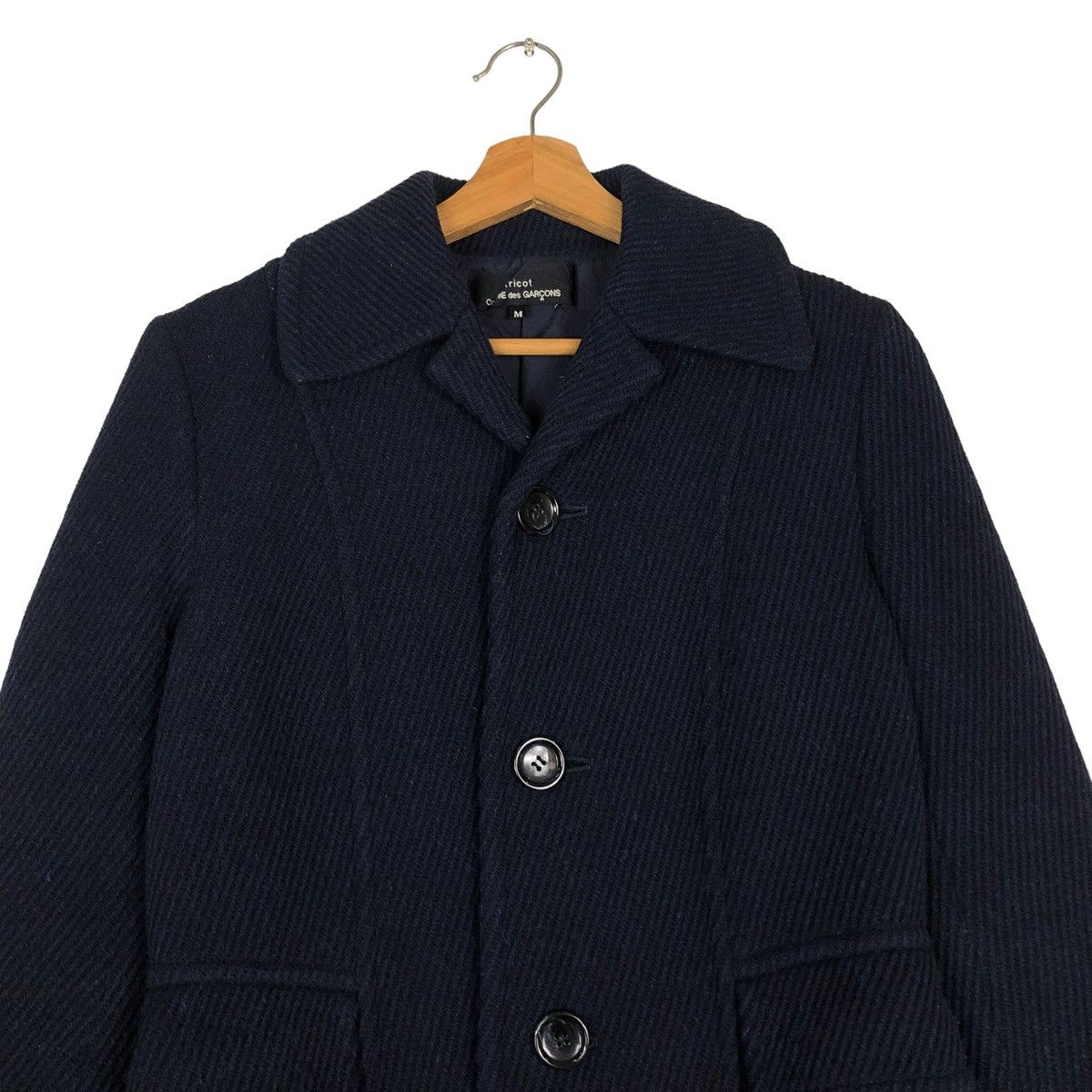 🔥AD2008 VINTAGE TRICOT COMME DES GARCONS LONG JACKET