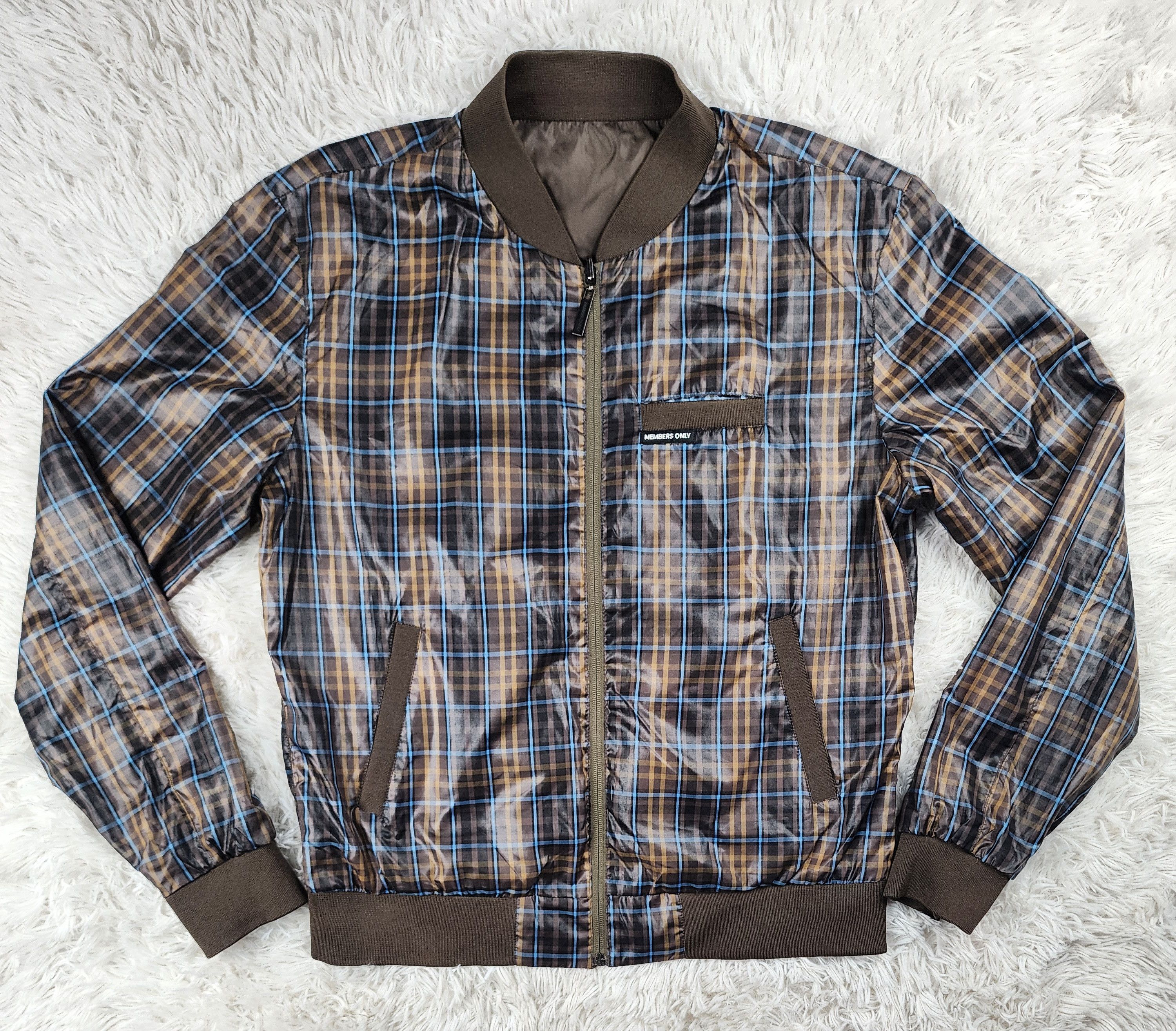 Members Only Members Only man reversible brown light jacket Size M Size US M / EU 48-50 / 2 - 8 Thumbnail