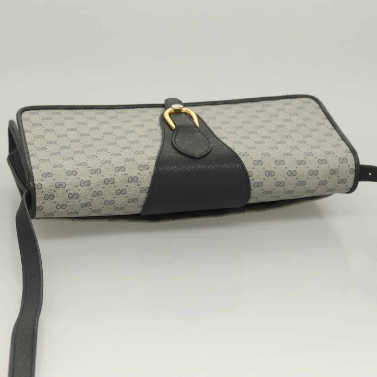 Gucci GUCCI Micro GG Supreme Shoulder Bag Pvc Navy Gold 89 02 050 Size ONE SIZE - 6 Thumbnail