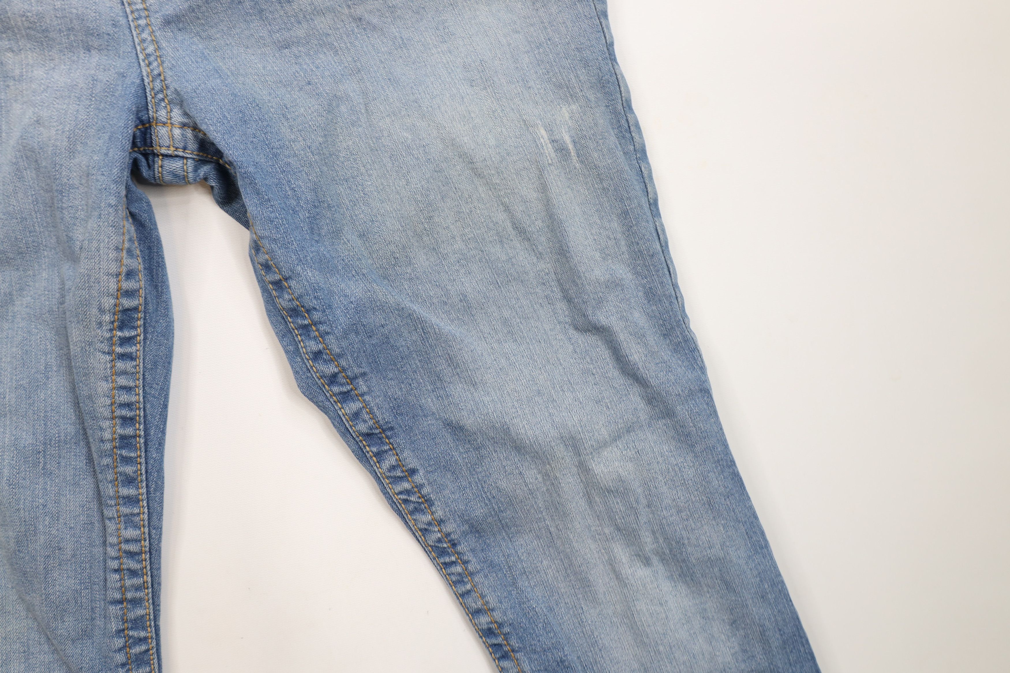 Aeropostale × Vintage Vintage Y2K Aeropostale Babydoll Flared Denim Jeans Size 32" / US 10 / IT 46 - 6 Thumbnail