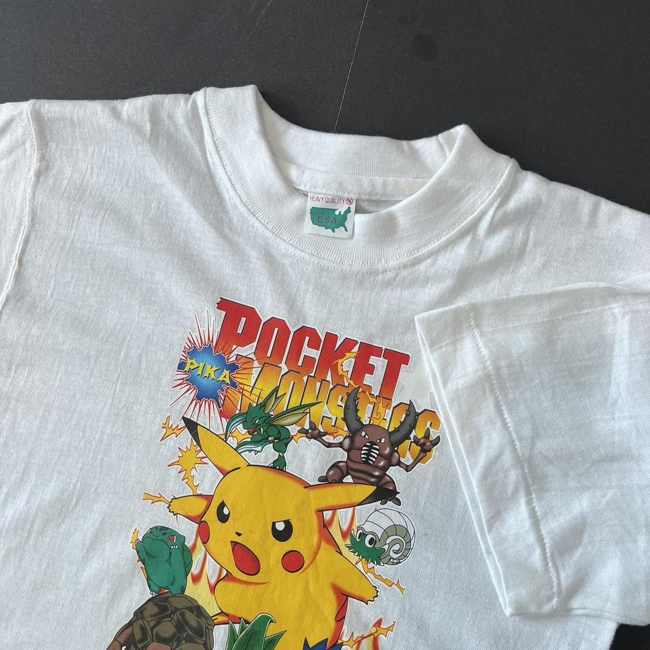 Vintage VTG POKÉMON POCKET MONSTERS TEE Size S / US 4 / IT 40 - 3 Thumbnail