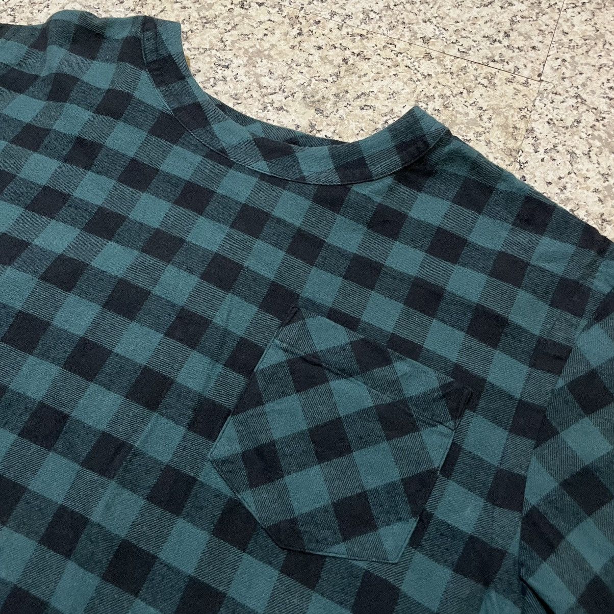 Sacai Sacai SS17 Buffalo Check Plaid Shirt w/ Shoulder Zipper RARE Size US L / EU 52-54 / 3 - 6 Thumbnail