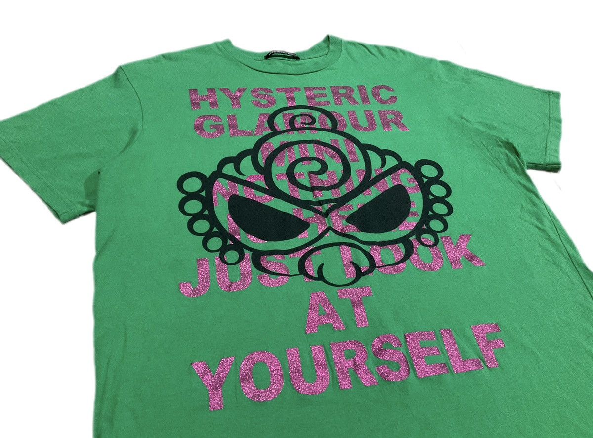 Hysteric Glamour 🔥Sick Y2K Hysteric Mini Shirt Glitter Poem Size US L / EU 52-54 / 3 - 1 Thumbnail