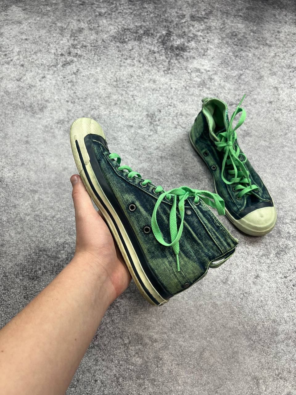 Diesel Vintage Diesel High Sneakers Avant Garde Opium Size US 5.5 / EU 38 - 3 Thumbnail