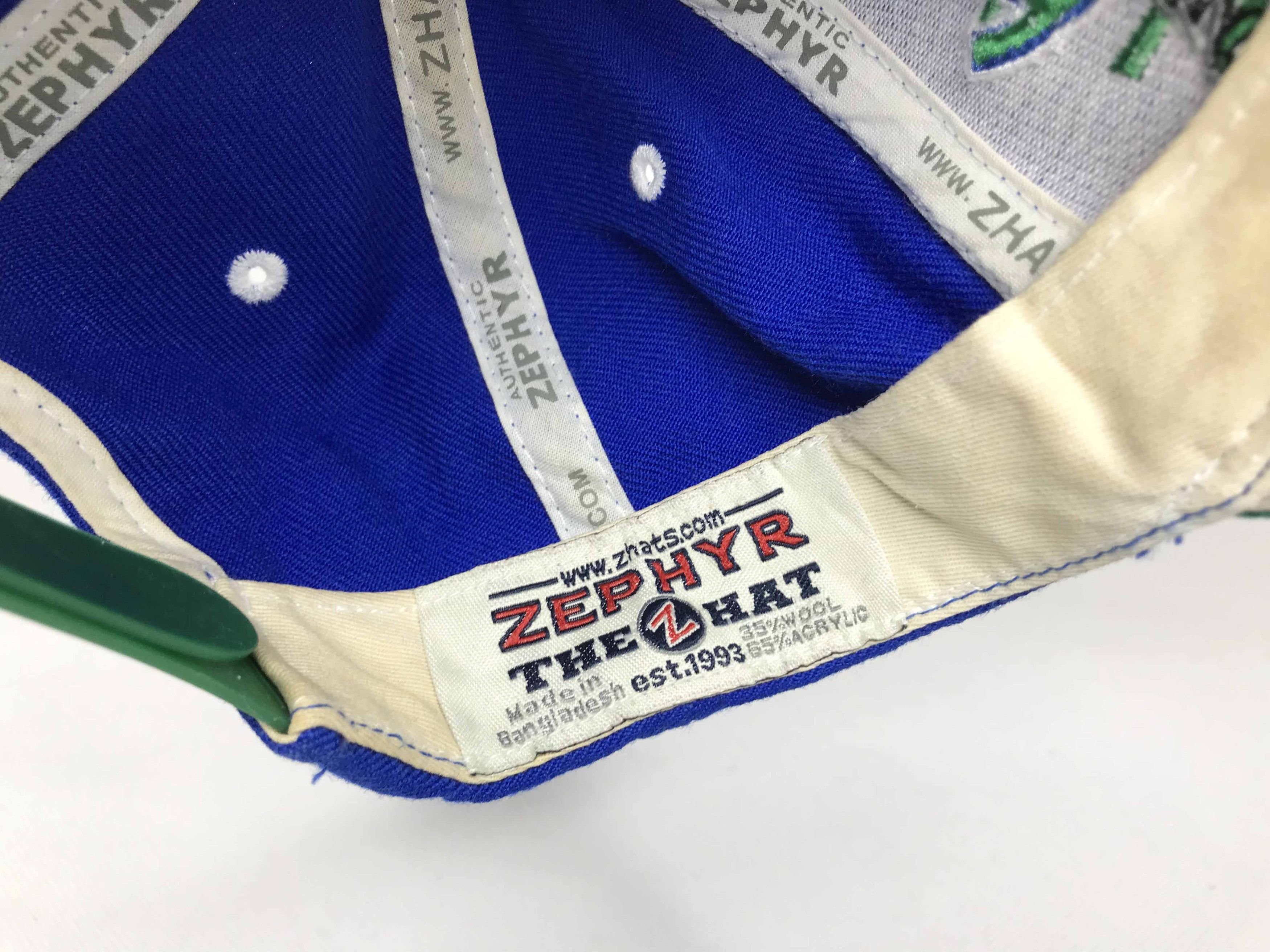 Zephyr Zephyr NHL Vancouver Canucks Hockey Snapback Cap Hat Size ONE SIZE - 5 Thumbnail