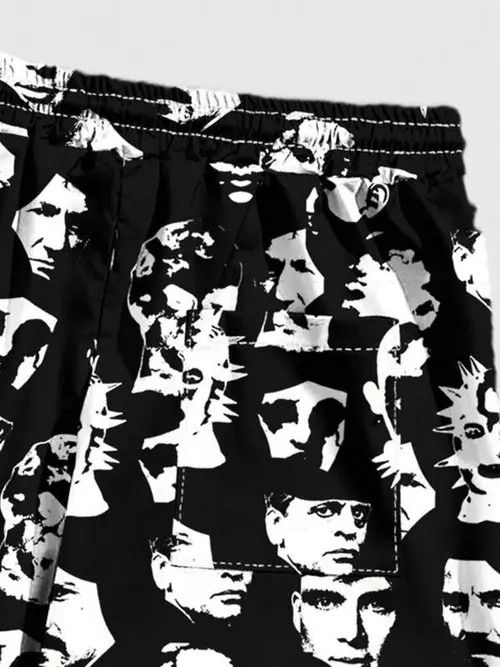 Japanese Brand Graphic Y2k Shorts DRIP summer Size US 34 / EU 50 - 3 Thumbnail