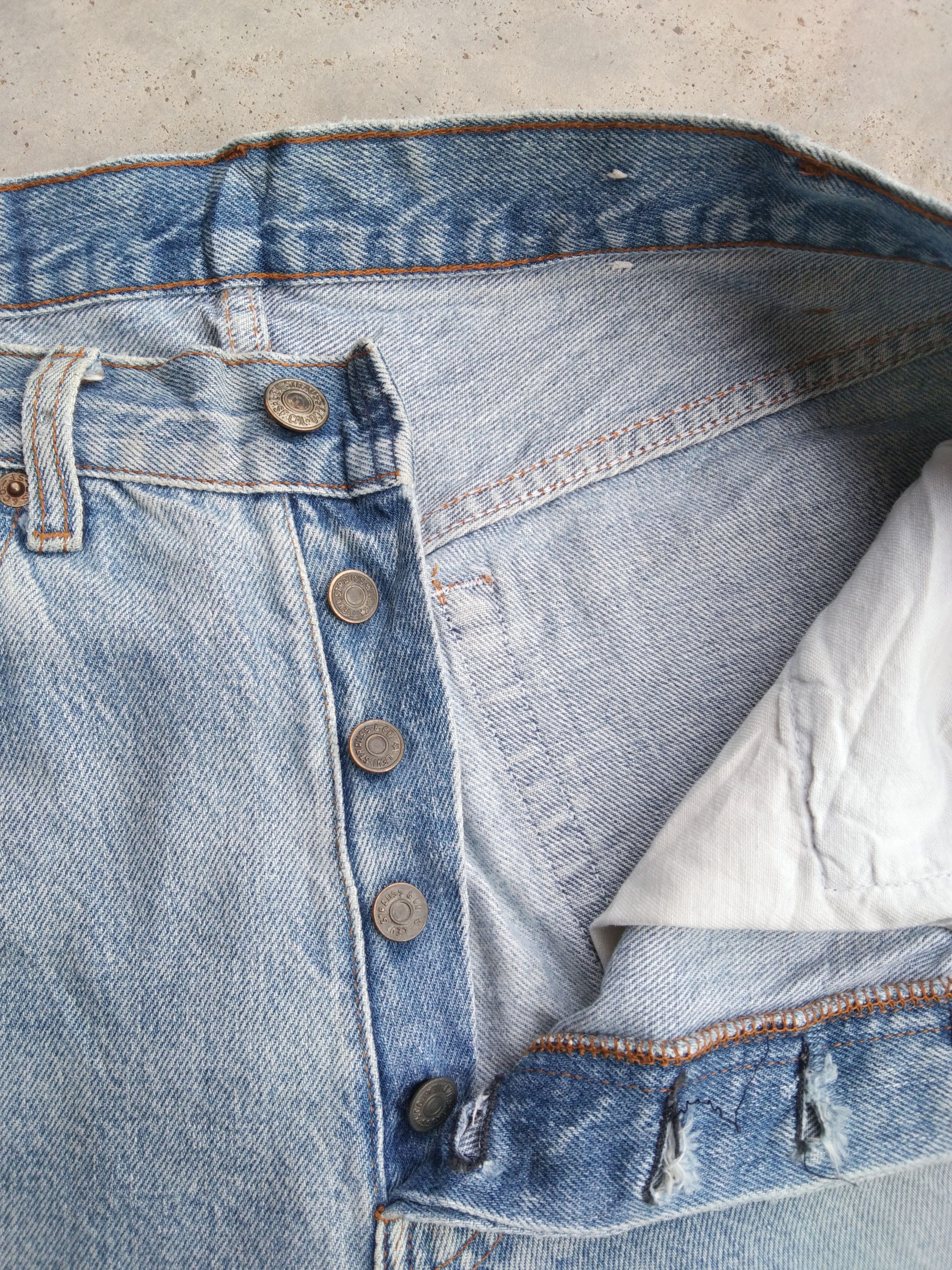 Levi's 80s Vintage Levi's 501 Made In USA Distressed Jeans 30x30 Size US 30 / EU 46 - 8 Thumbnail