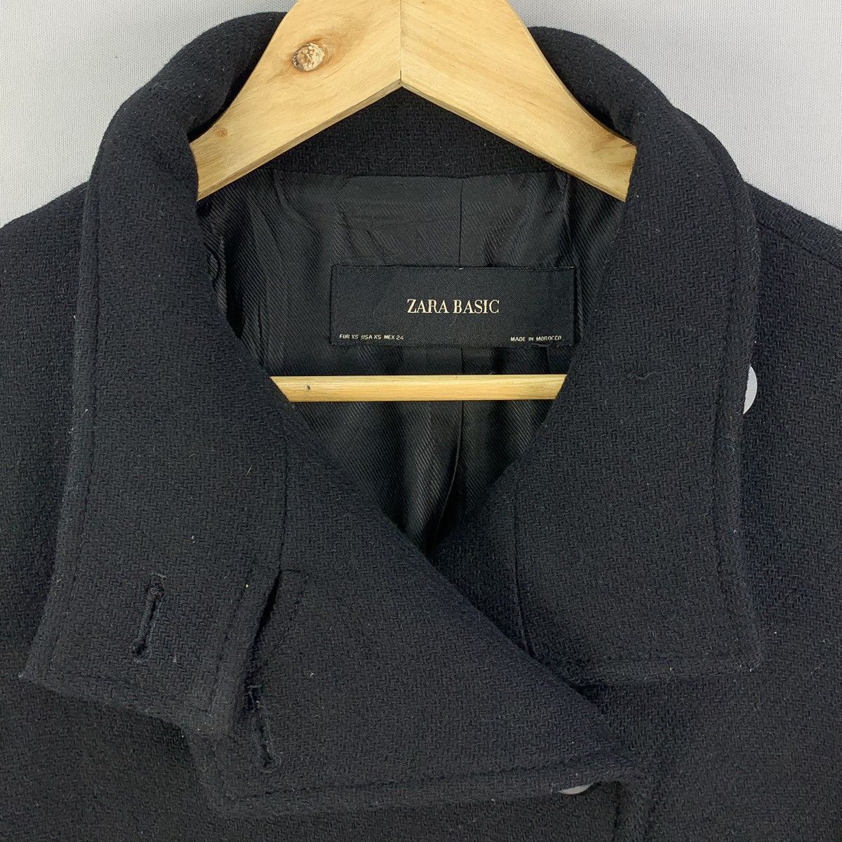 Zara Zara Wool Blend Long Coat Overcoat Size S/M Jacket Size US M / EU 48-50 / 2 - 7 Thumbnail