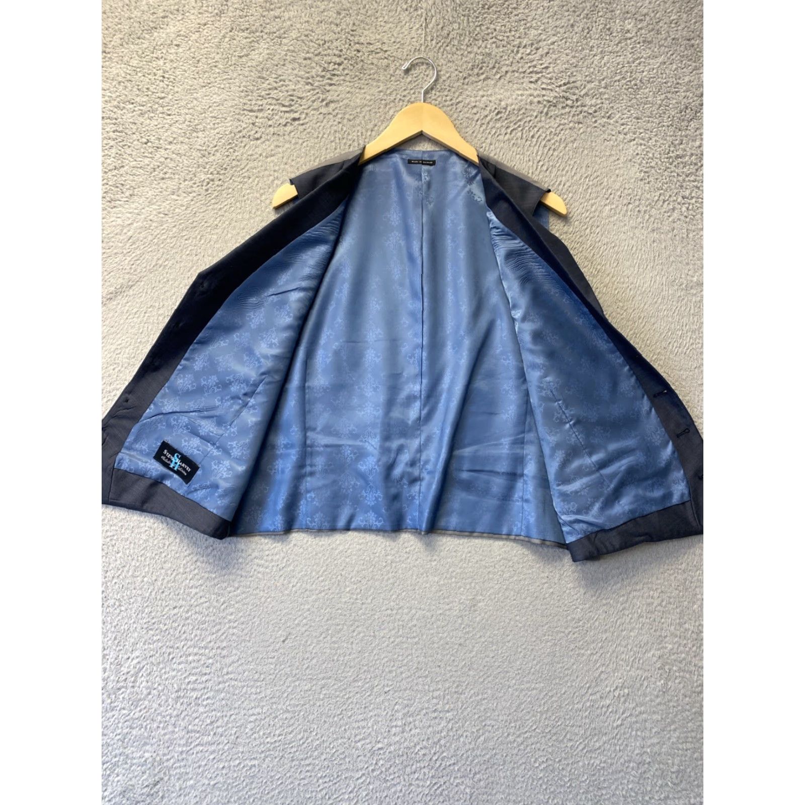 Vintage Steve Harvey Men’s Regular Suit Seperate Vest Waistcoat Indigo Blue XL 137-41 / Size US XL / EU 56 / 4 - 6 Thumbnail