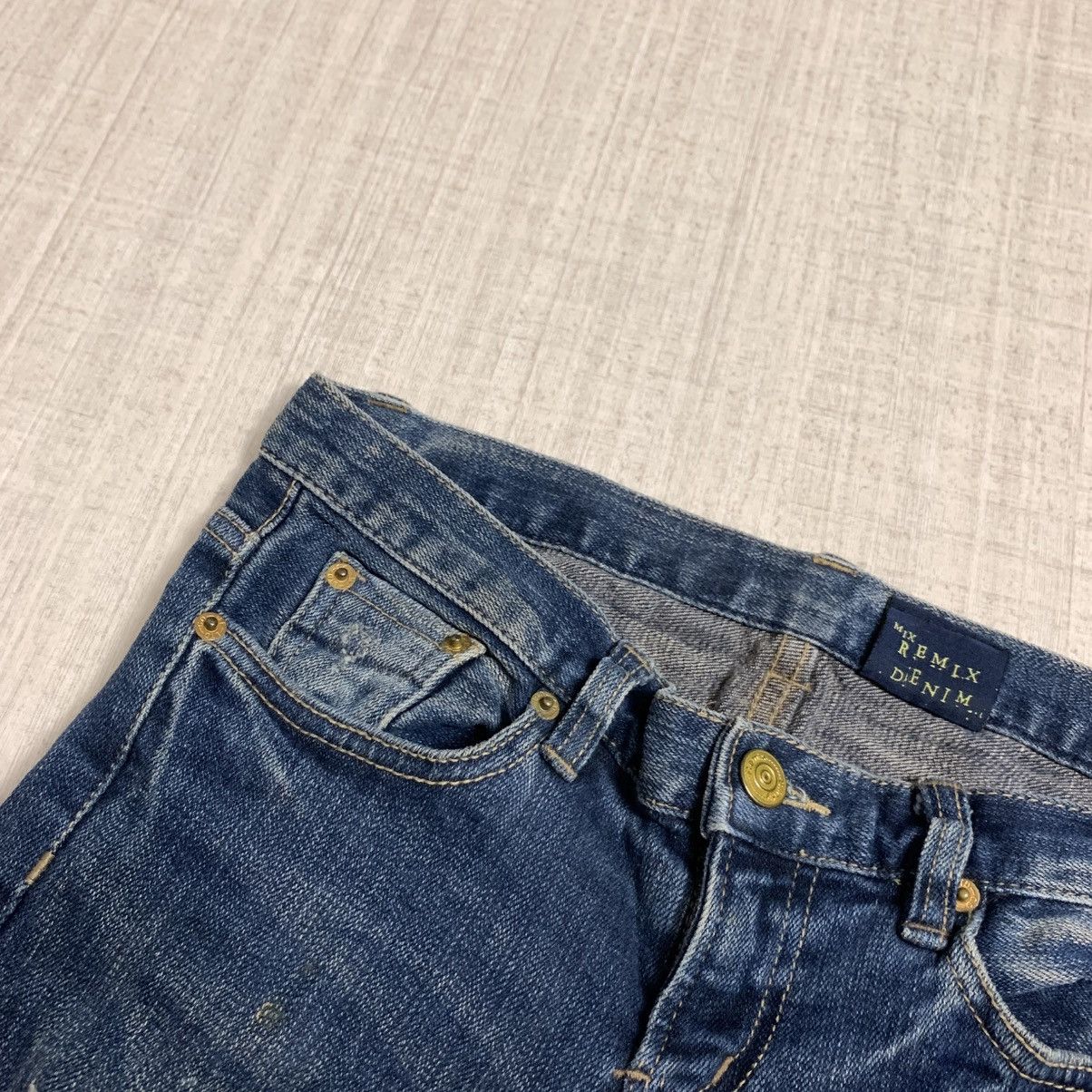 If Six Was Nine 2000s distressed slim denim pants Size US 30 / EU 46 - 6 Thumbnail