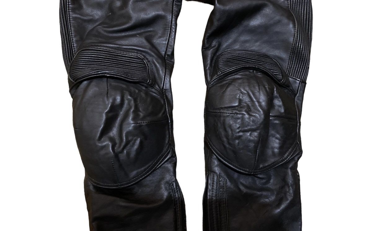 Genuine Leather Vintage IXS Motorcycle Racing Leather Biker Pants Size US 29 - 3 Thumbnail