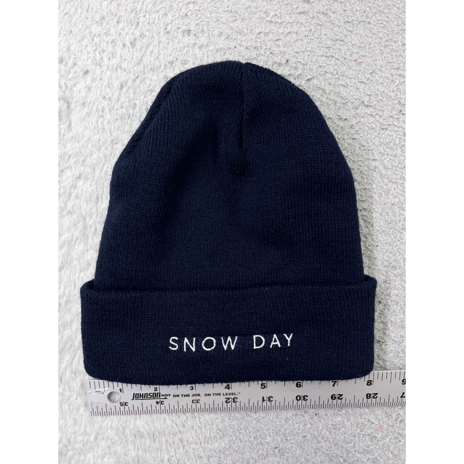 Vintage AvantStay Beanie Toque Adult One Size Blue Knit 100% Acrylic Snow Ski Made USA Size ONE SIZE - 4 Thumbnail